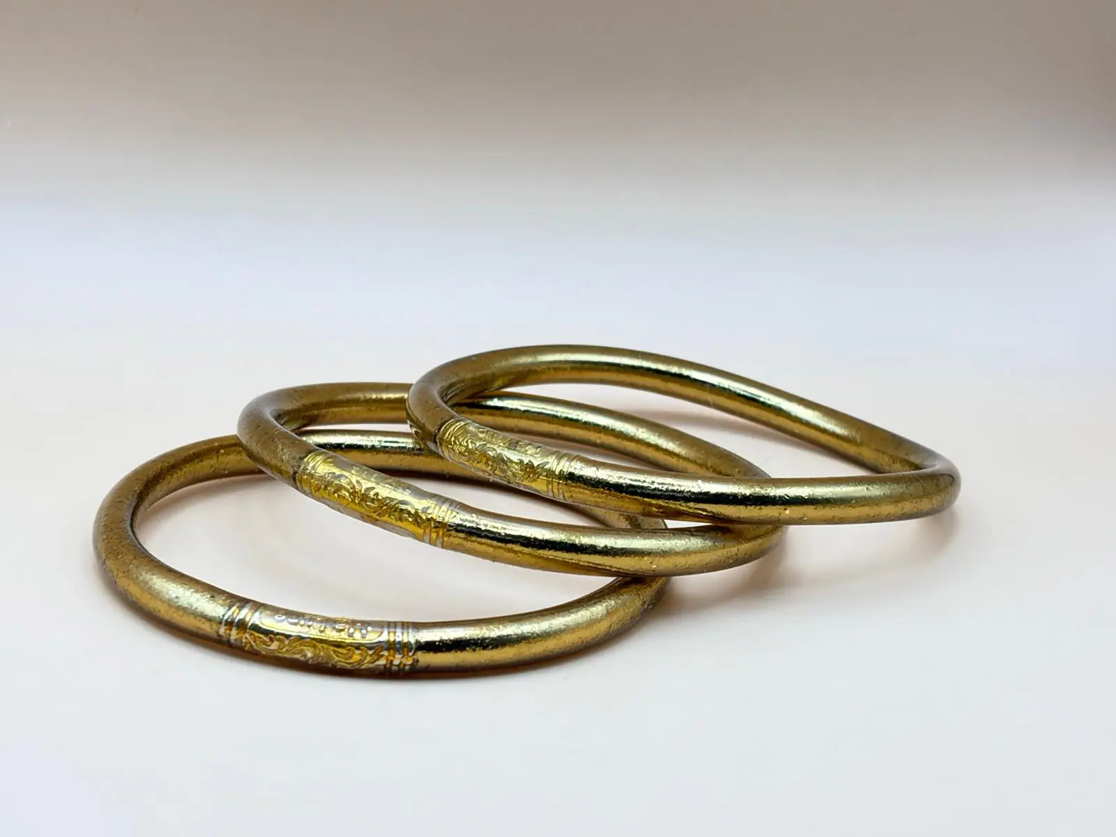 5mm Buddhist Bangle, Emblematic Bronze