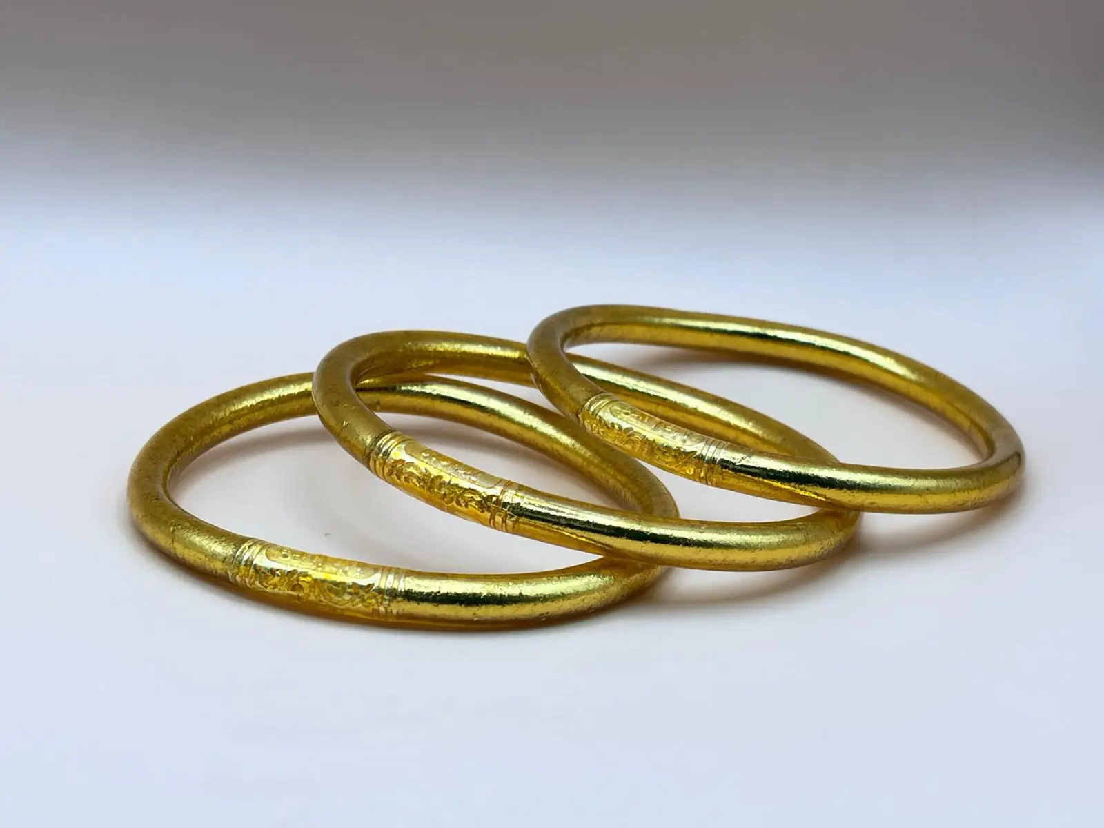 5mm Golden Emblematic Buddhist Bangle