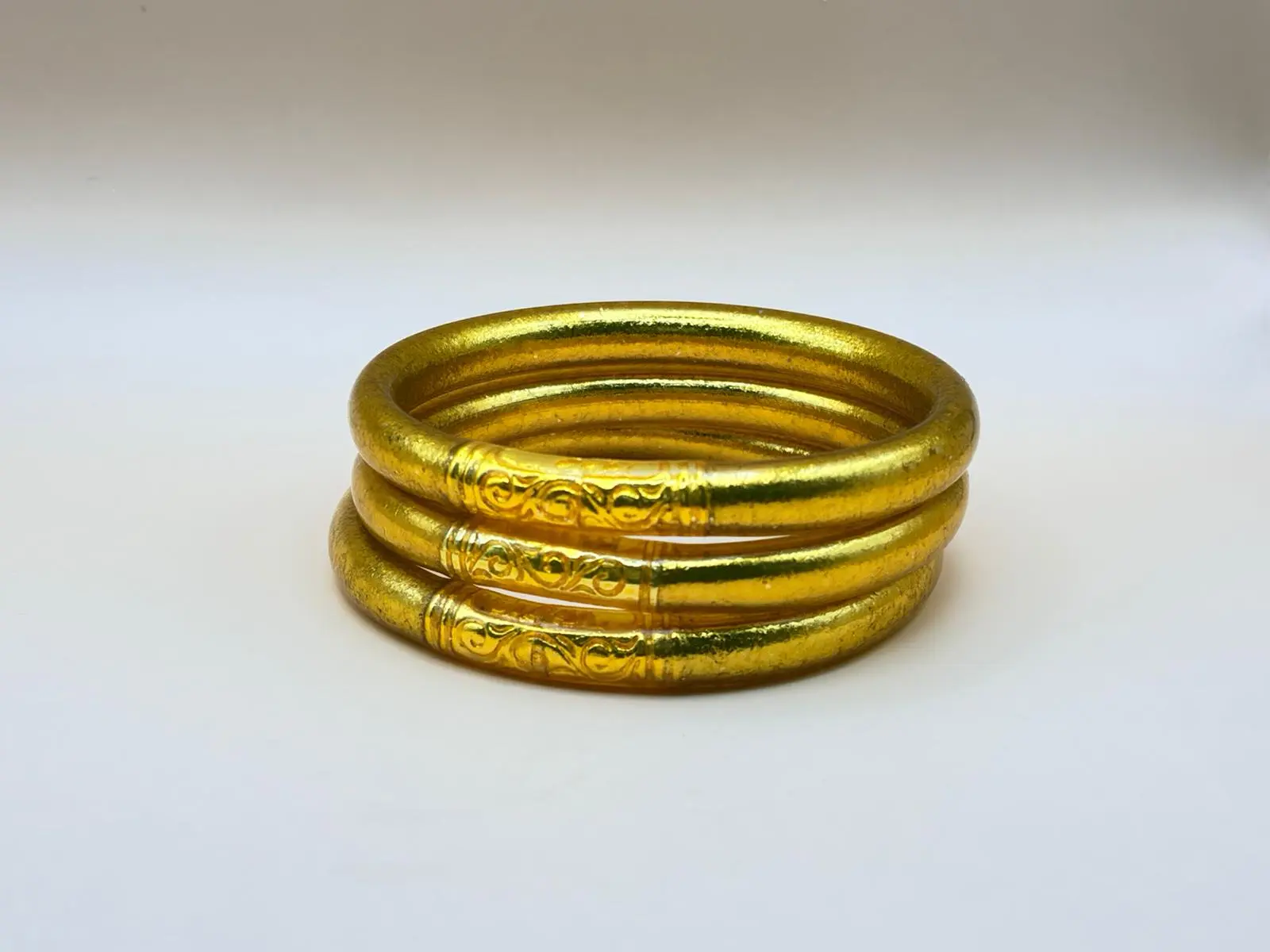 Iconic 8mm Gold Buddhist Bangle
