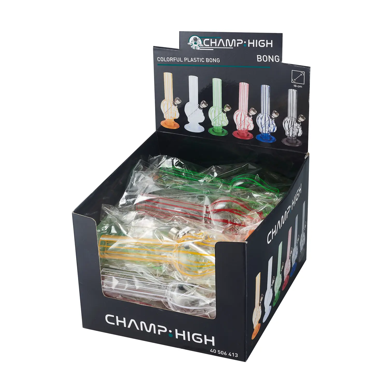 Colorful plastic bong - CHAMP HIGH