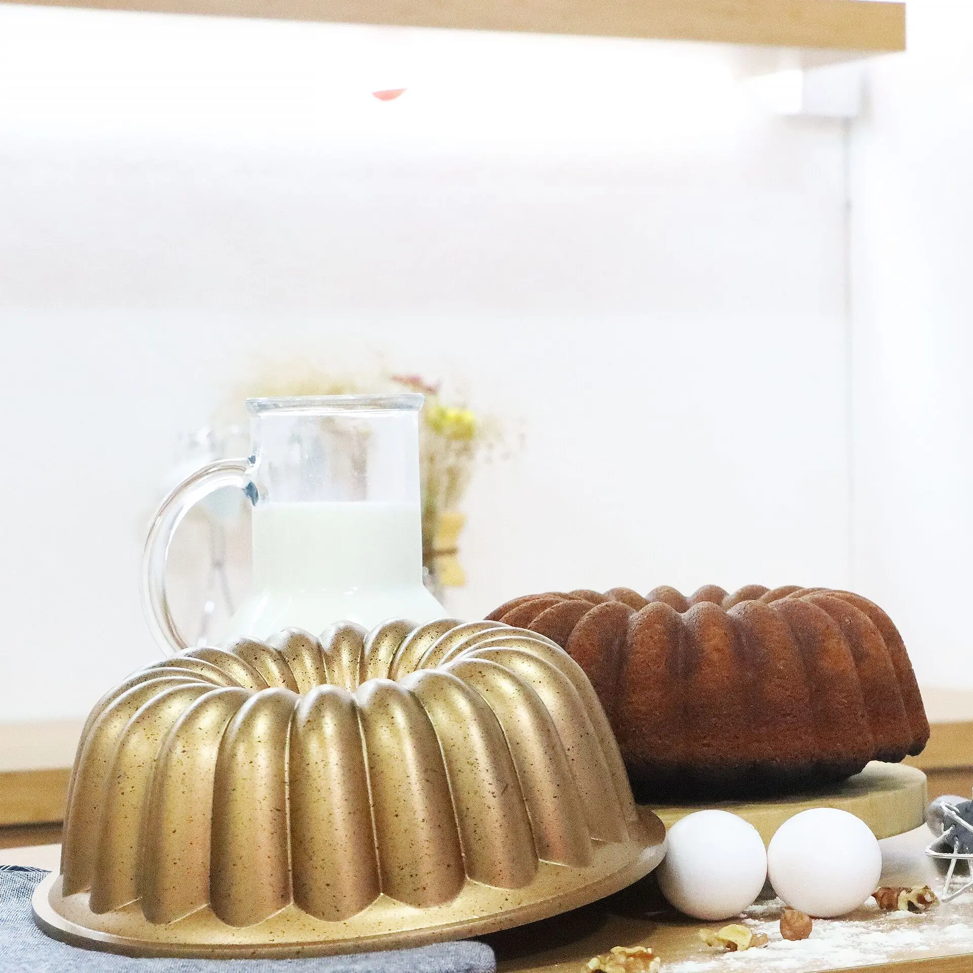 Serenk Fun Cooking Arya Aluminum Cast Granite Coated Cake Mold