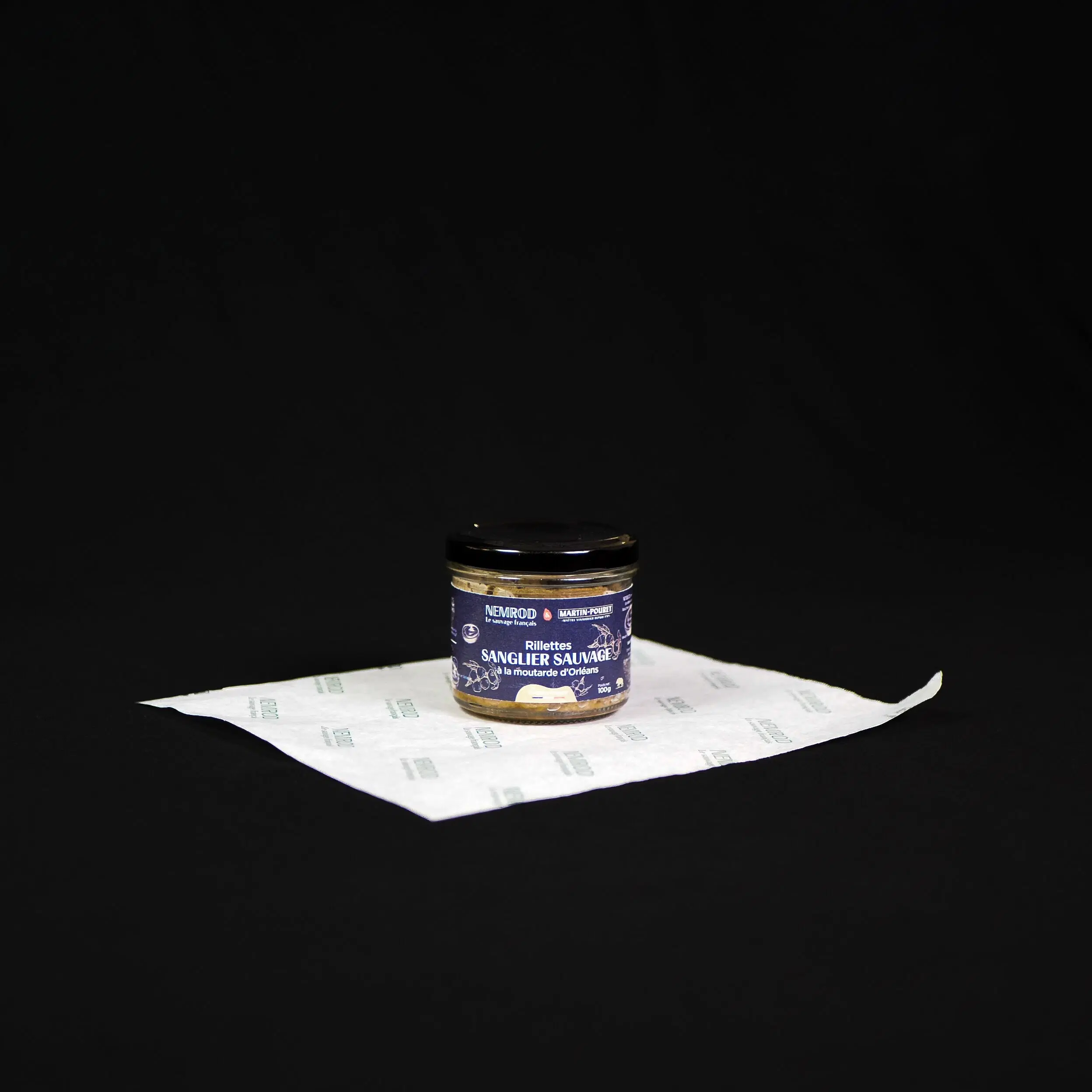 Wildschweinrillettes mit Orléans-Senf – Wild – 100 g