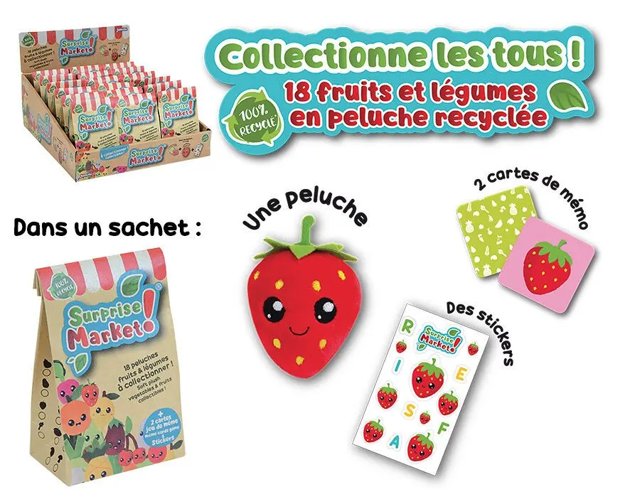 Surprise Market collectible 10cm plush surprise bags