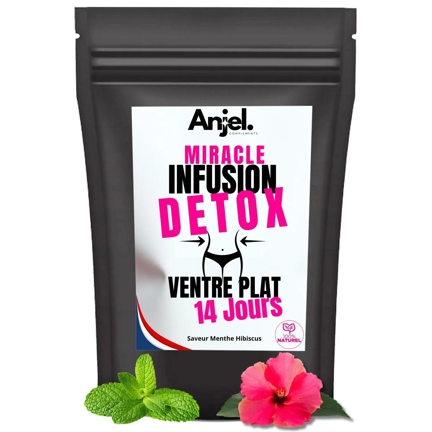 Thé Brûleur de Graisse – Ventre Plat | Infusion Coupe-Faim | Programme 14 Jours