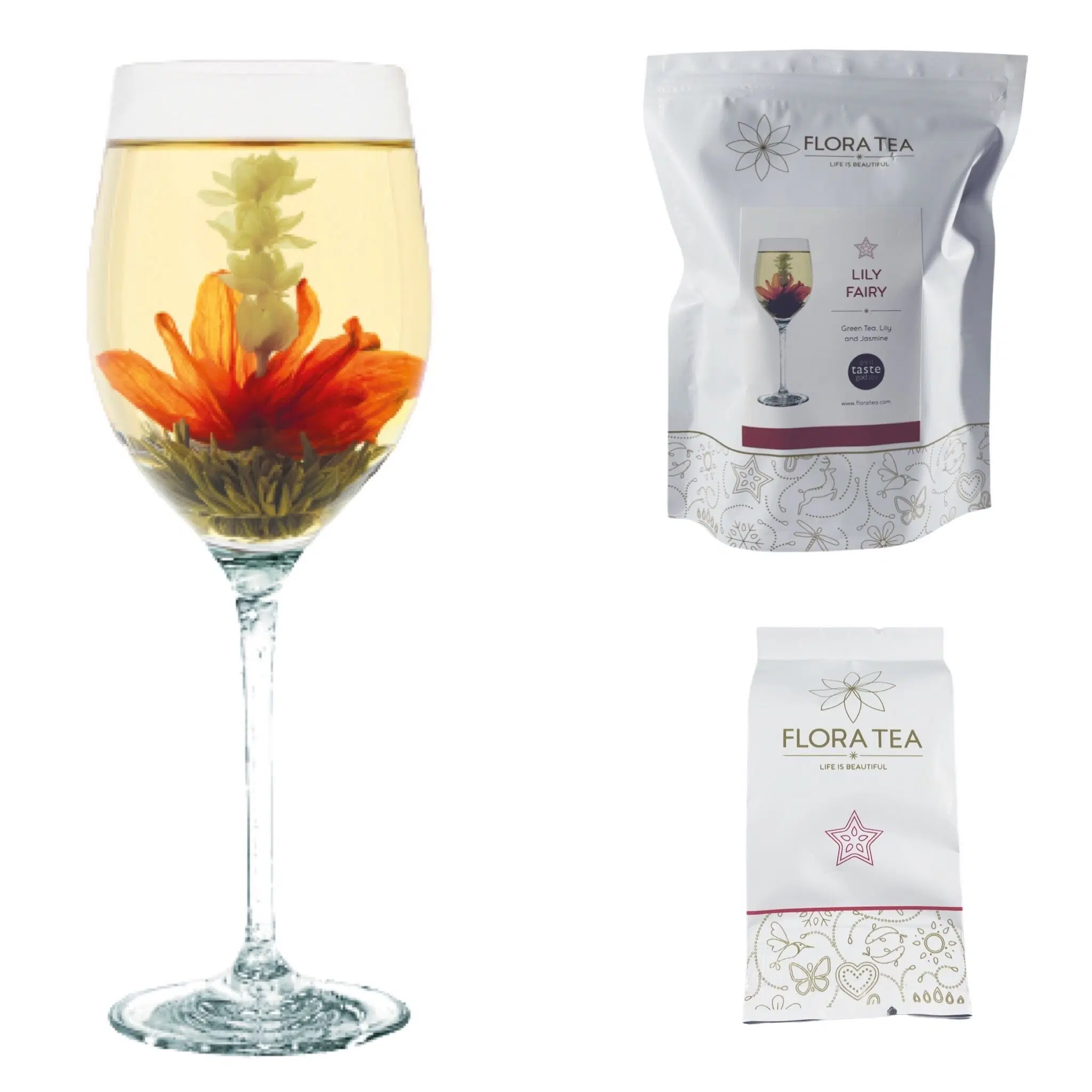 Flor de té Lily Fairy 10 uds.envueltos individualmente