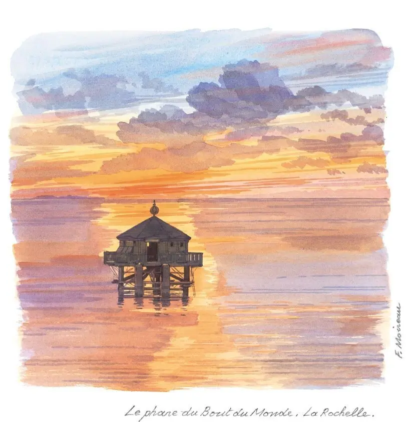 POSTCARDS CP05 THE LIGHTHOUSE AT THE END OF THE WORLD