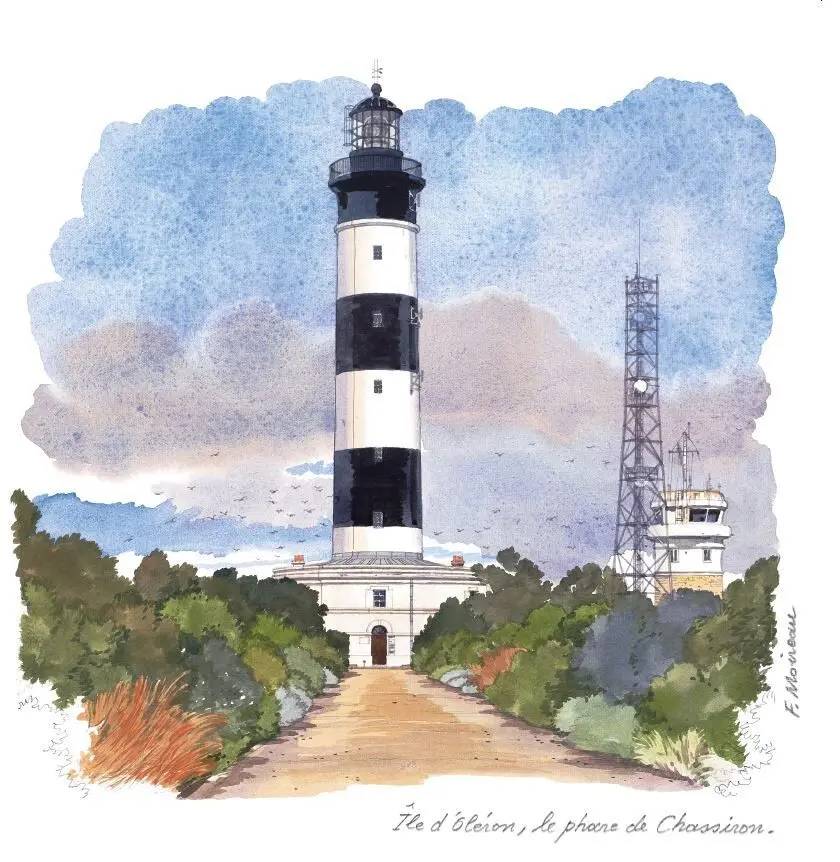 POSTCARDS CP06 THE CHASSIRON LIGHTHOUSE