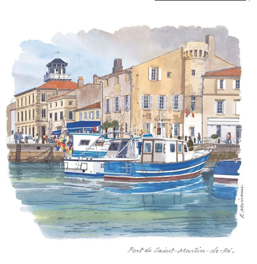 POSTCARDS CP07 PORT OF SAINT MARTIN DE RE