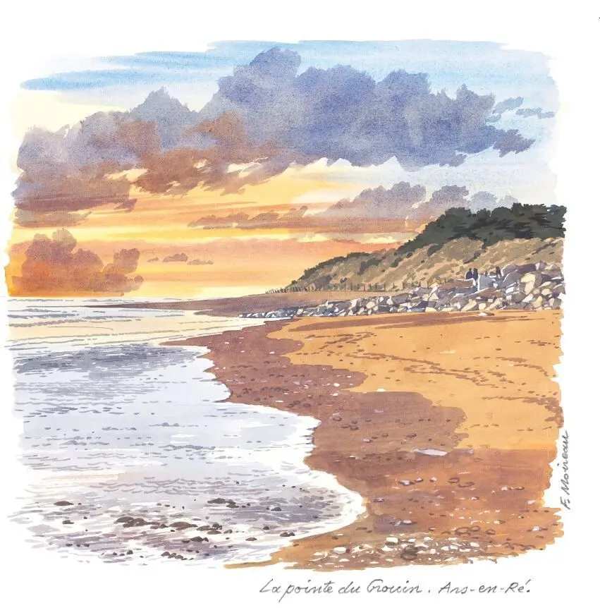 POSTCARDS CP09 LA POINTE DU GROUIN ARS EN RE
