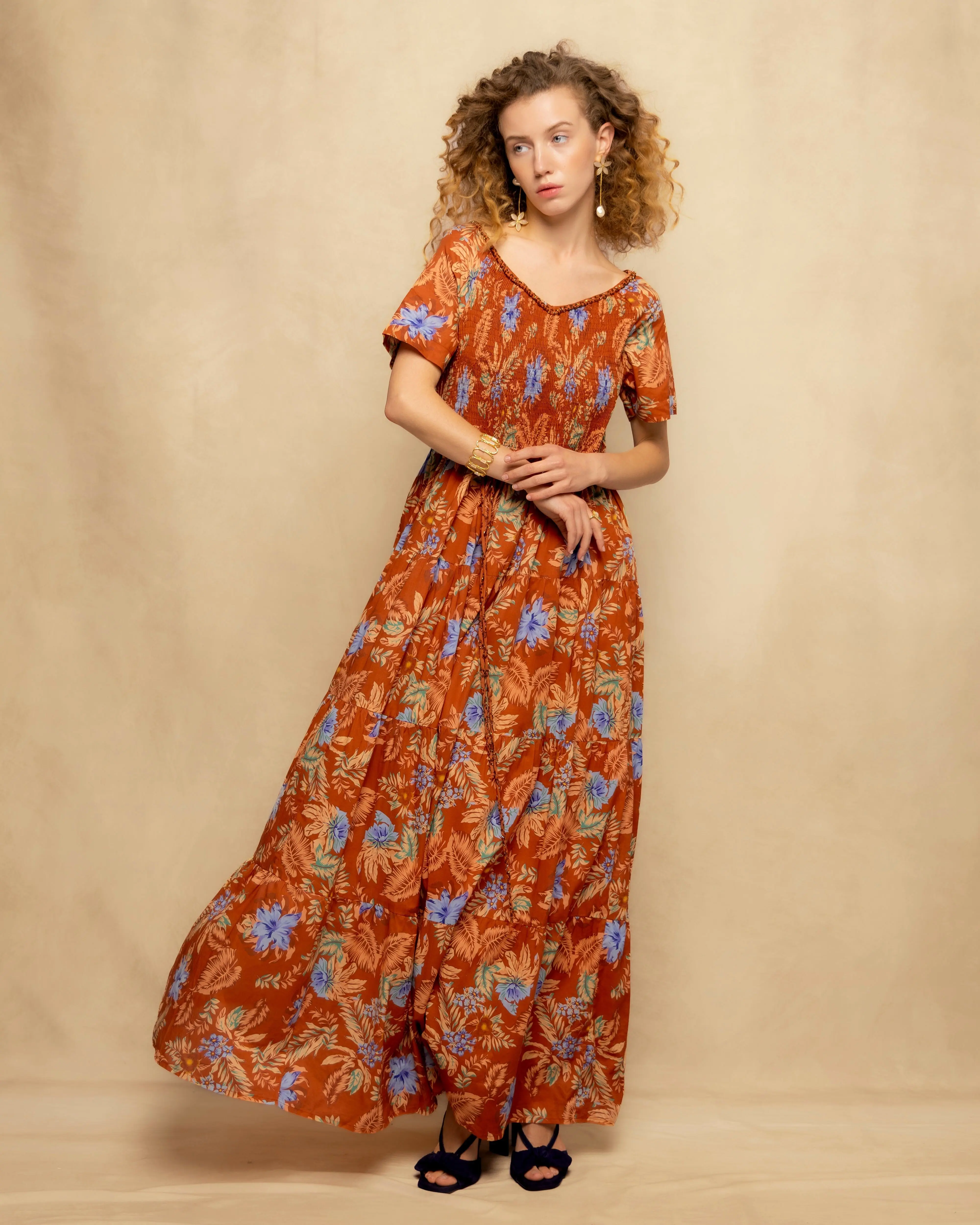 Vestido Rojo Escote Bardot Lagos