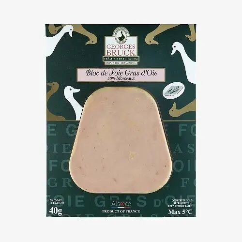 Goose foie gras block "individual slice" 40g
