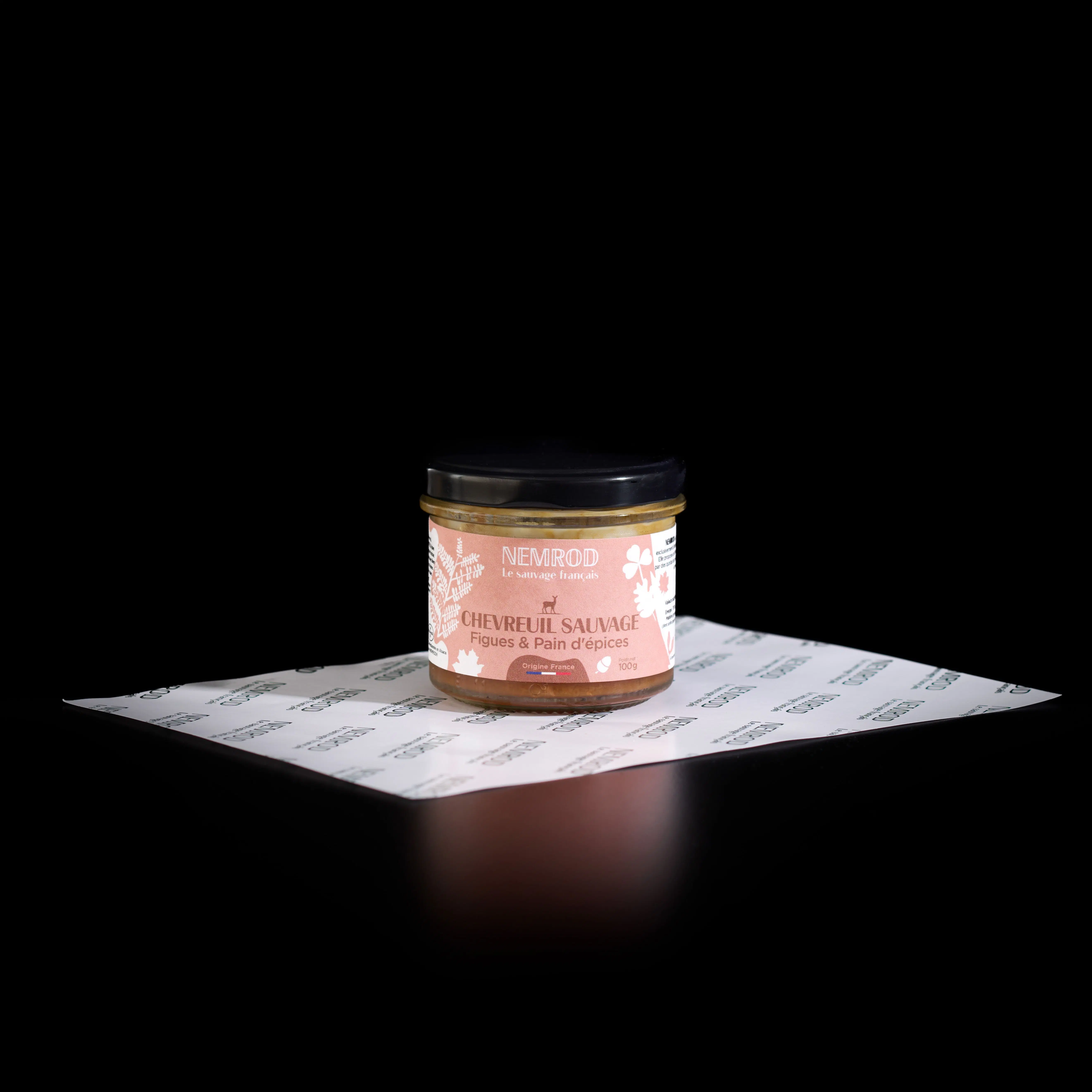 Hirschterrine mit Feigen und Lebkuchen - Wild - 100g