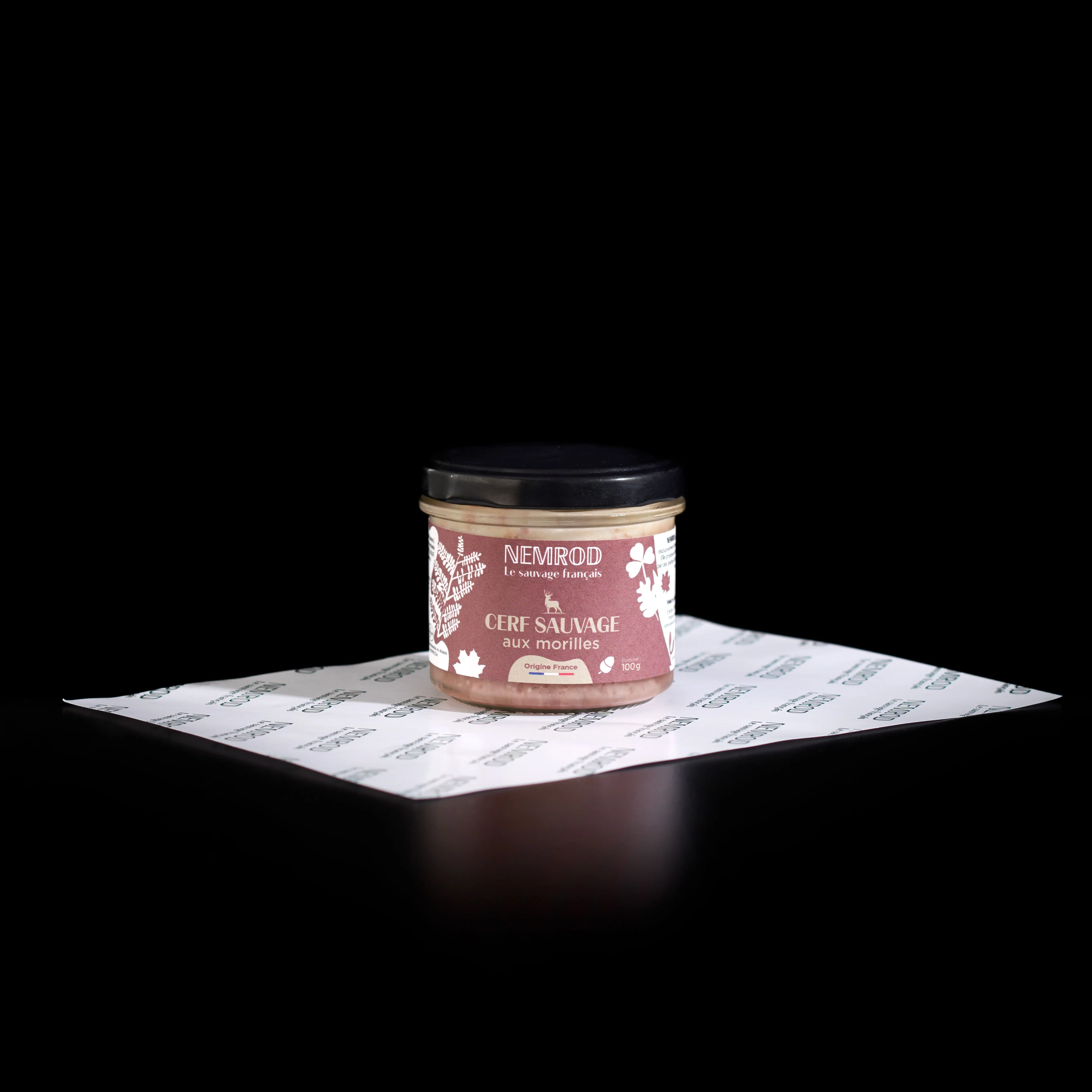 Hirschterrine mit Morcheln - Wild - 100g