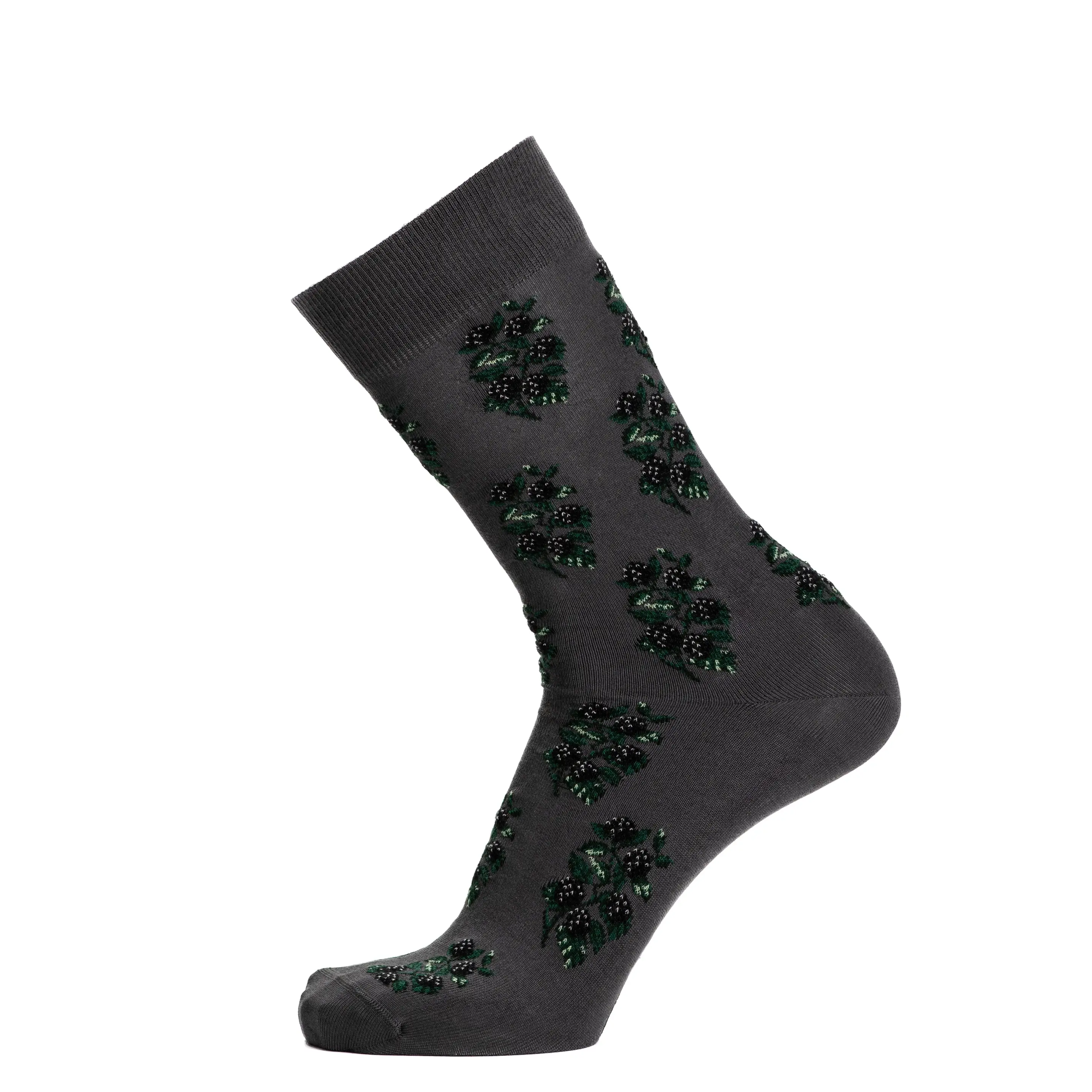 Les mures - chaussettes homme - coton gris