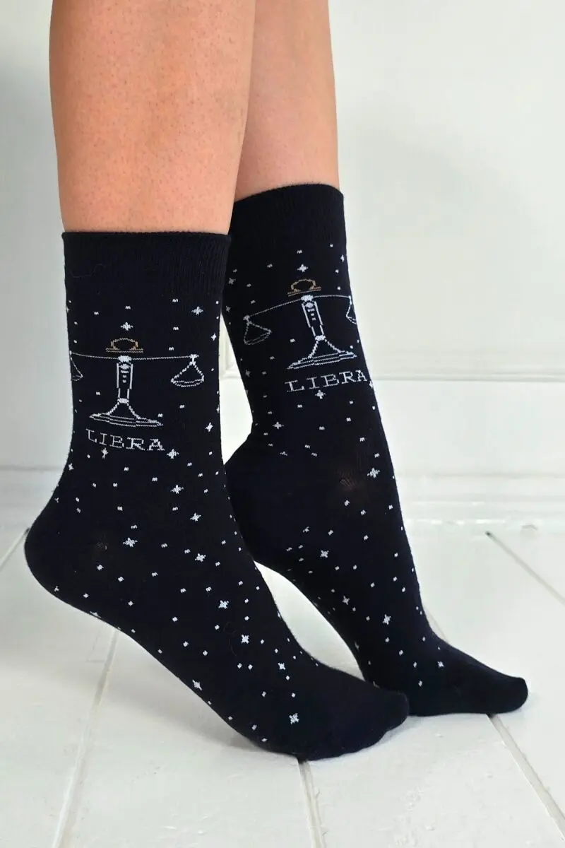 LIBRA constellation socks