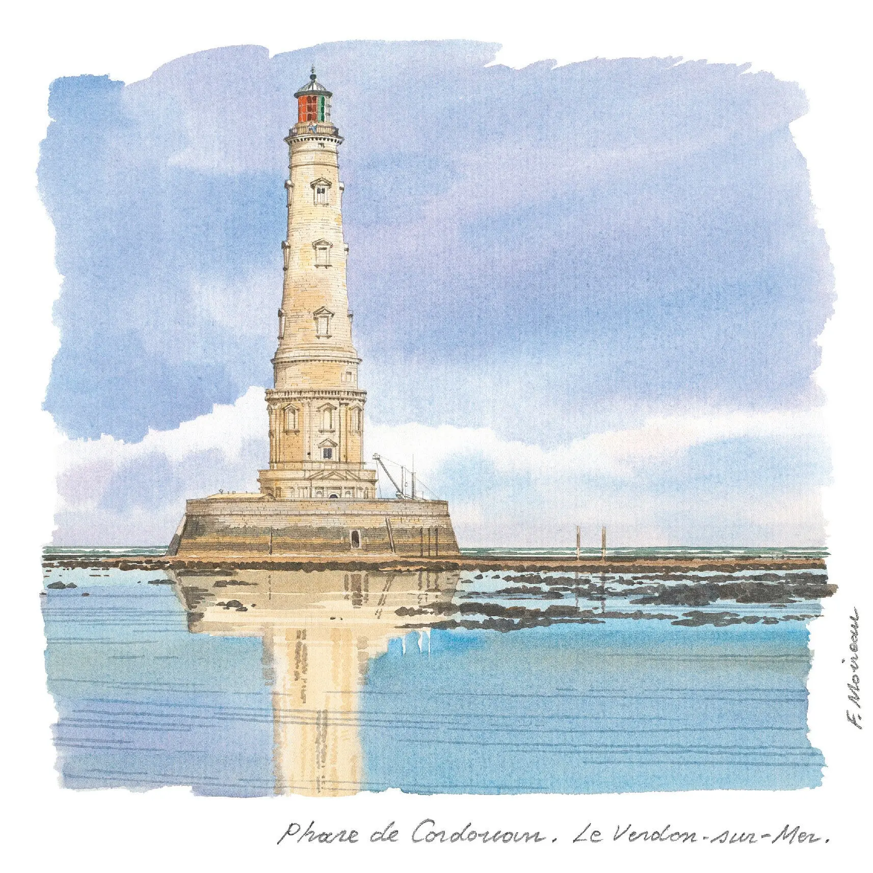 POSTCARDS CP16 CORDOUAN LIGHTHOUSE