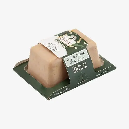 Whole goose foie gras "heat-sealed tray"