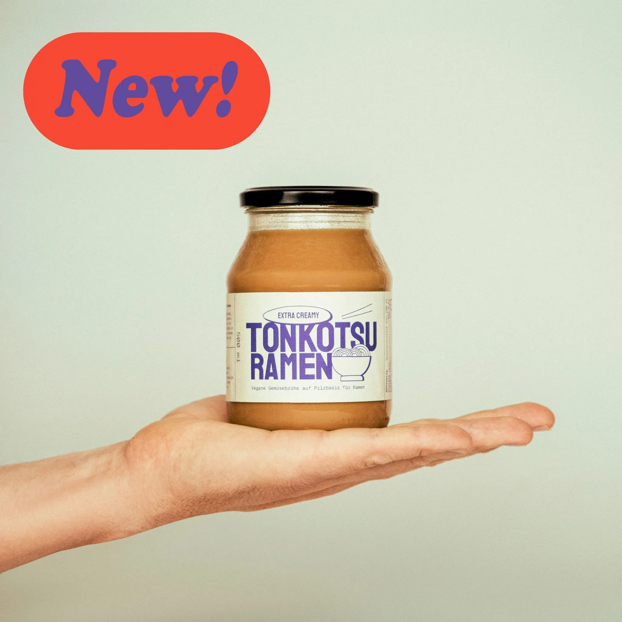 Organic Tonkotsu Style Mushroom Ramen - creamy