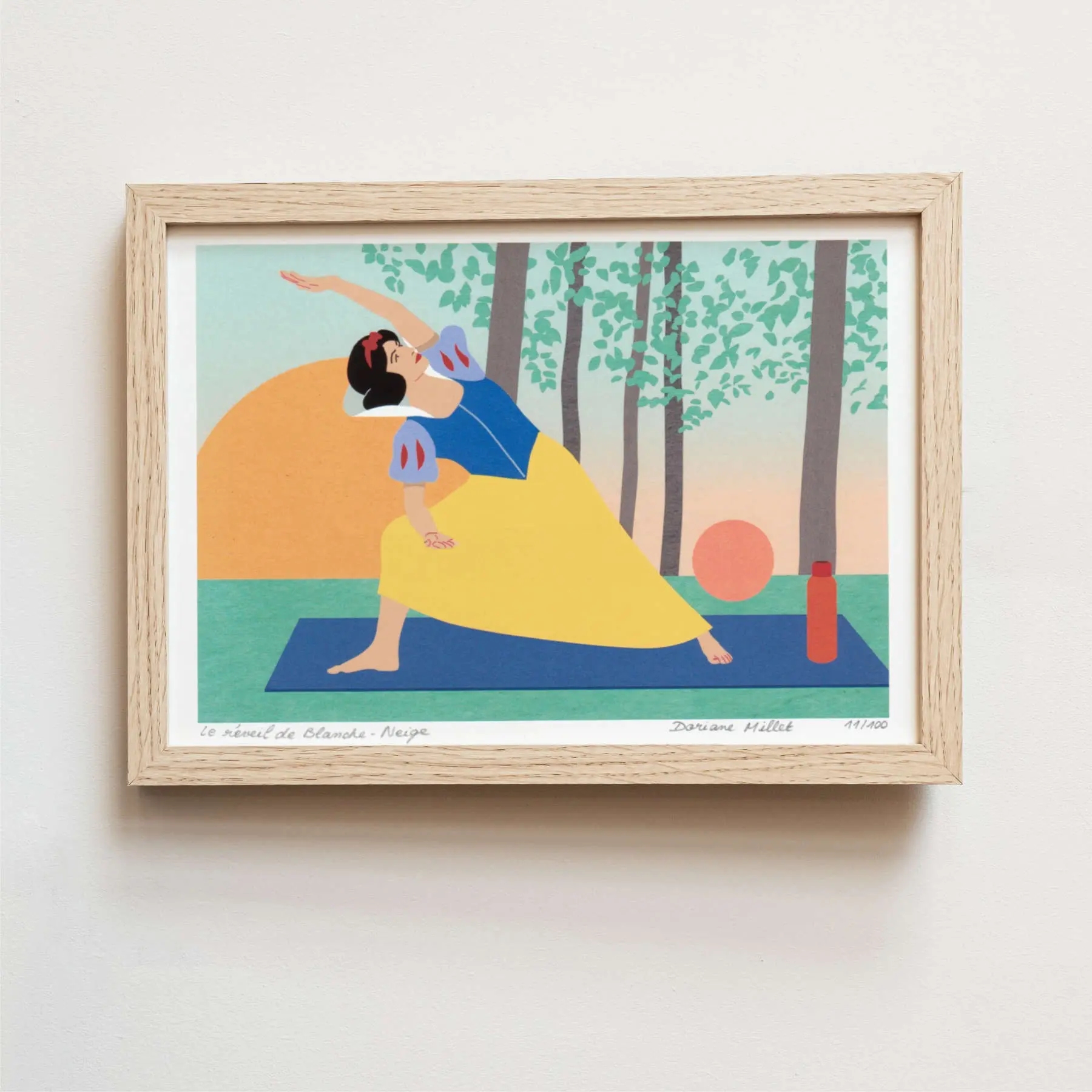 Snow White Awakens | Fine art print 13x18 cm | Limited edition