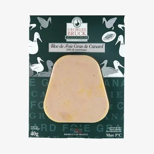 Duck foie gras block "individual slice" 40g