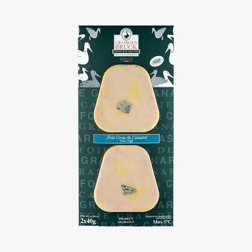 Whole duck foie gras with truffles "duo" 80g
