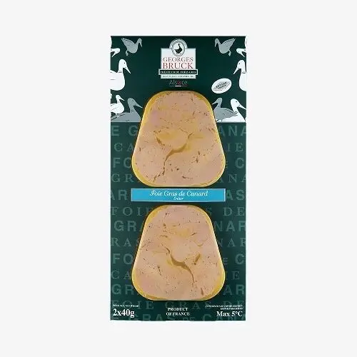 Whole duck foie gras "duo" 80g