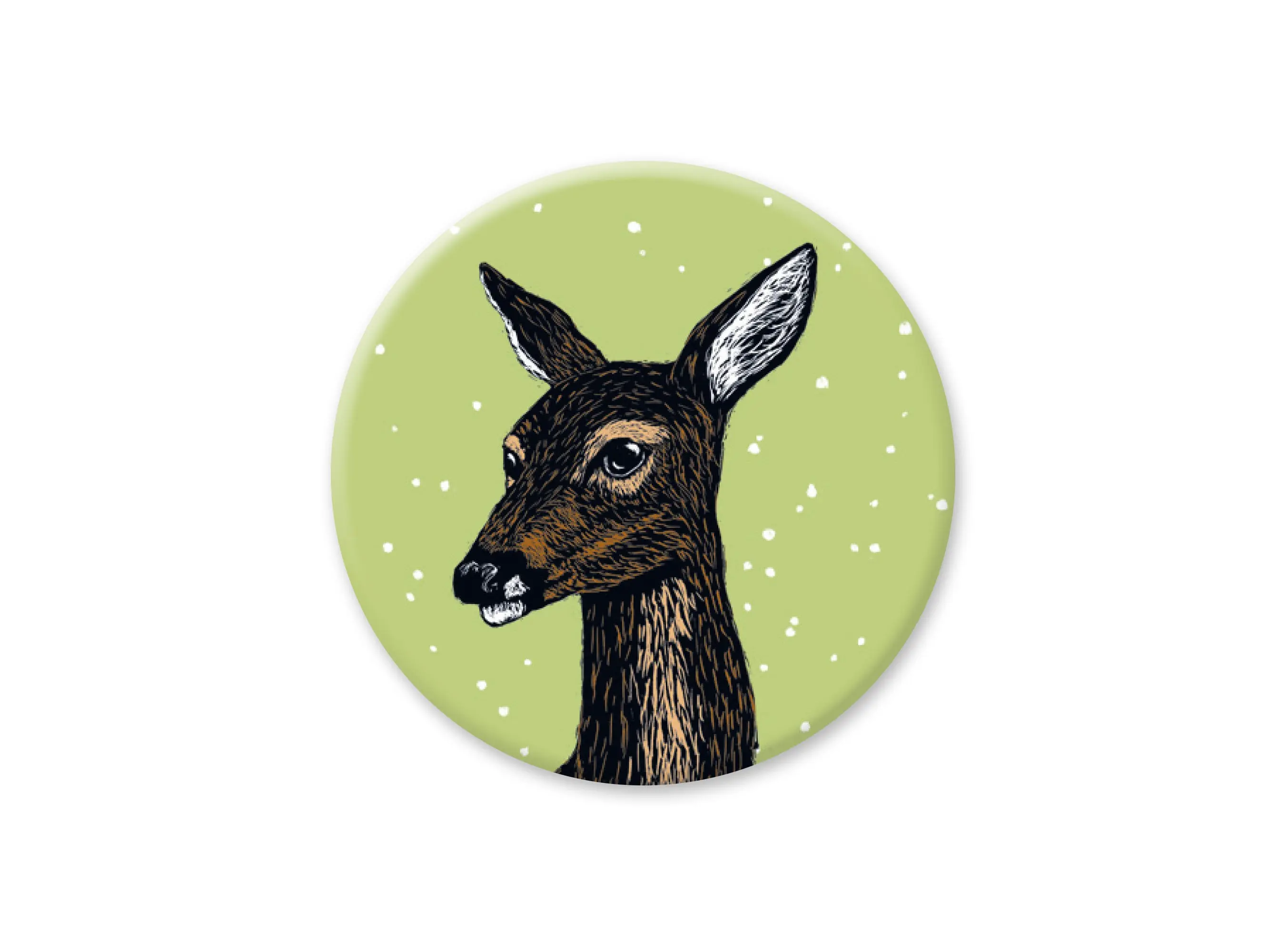 Cerf aimanté rond