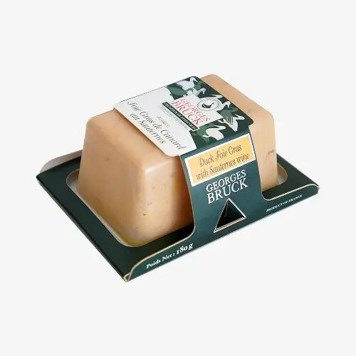 Duck foie gras with Sauternes "heat-sealed tray" 180g