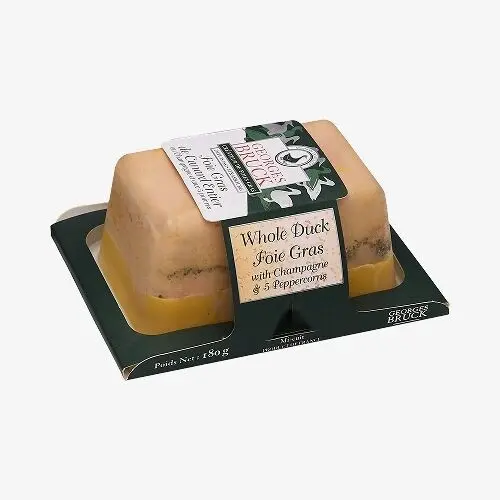 Whole duck foie gras with Champagne & 5 berries "heat-sealed tray" 180g