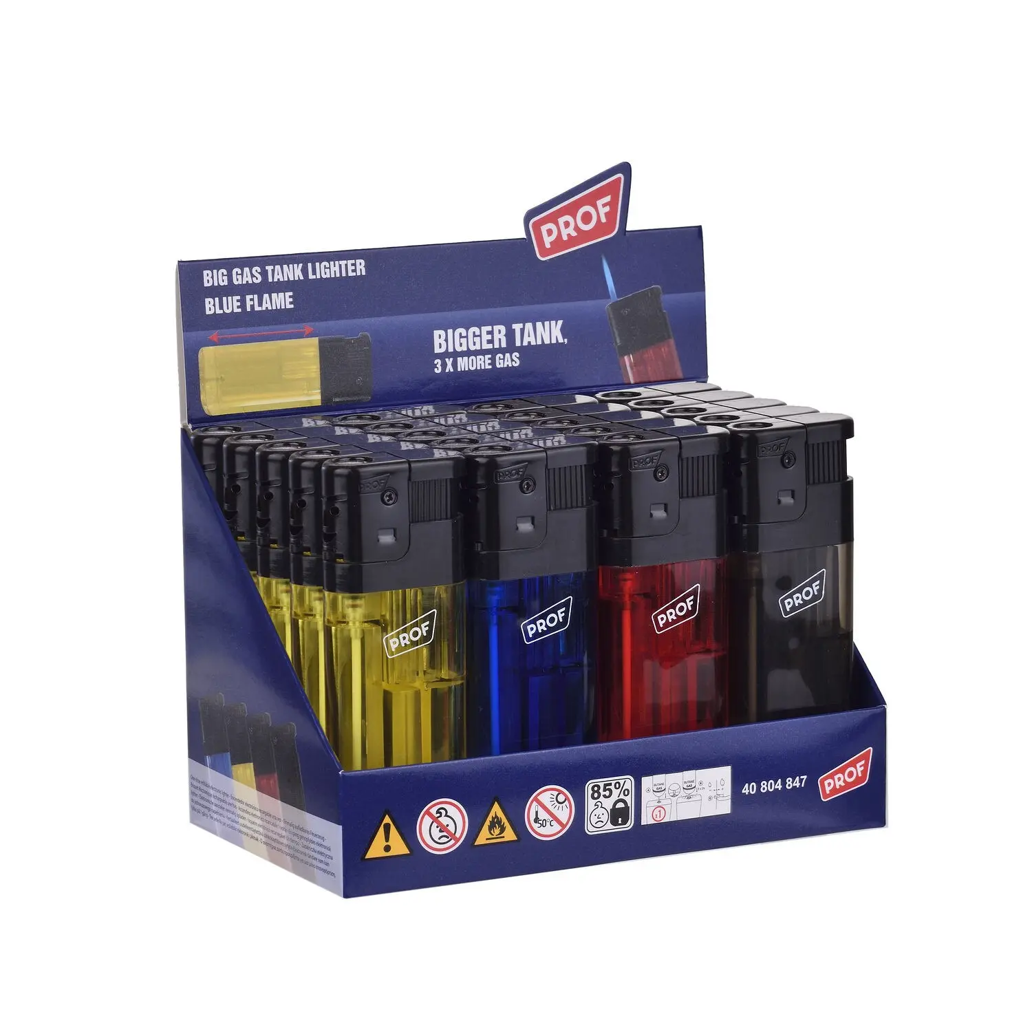 Giant transparent electric lighters