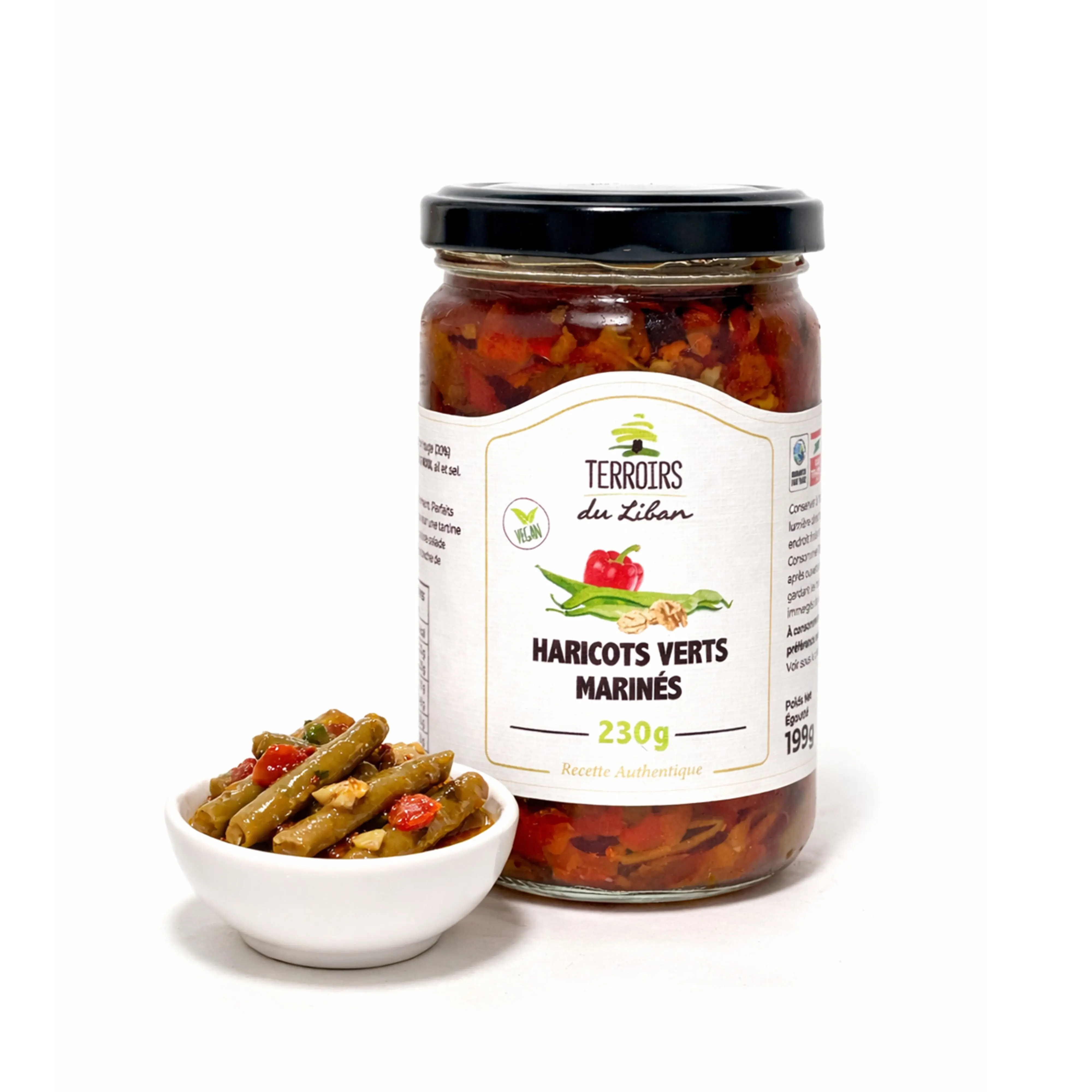Terroirs du Liban – Marinierte grüne Bohnen 230 g – Discovery Promo 10 %