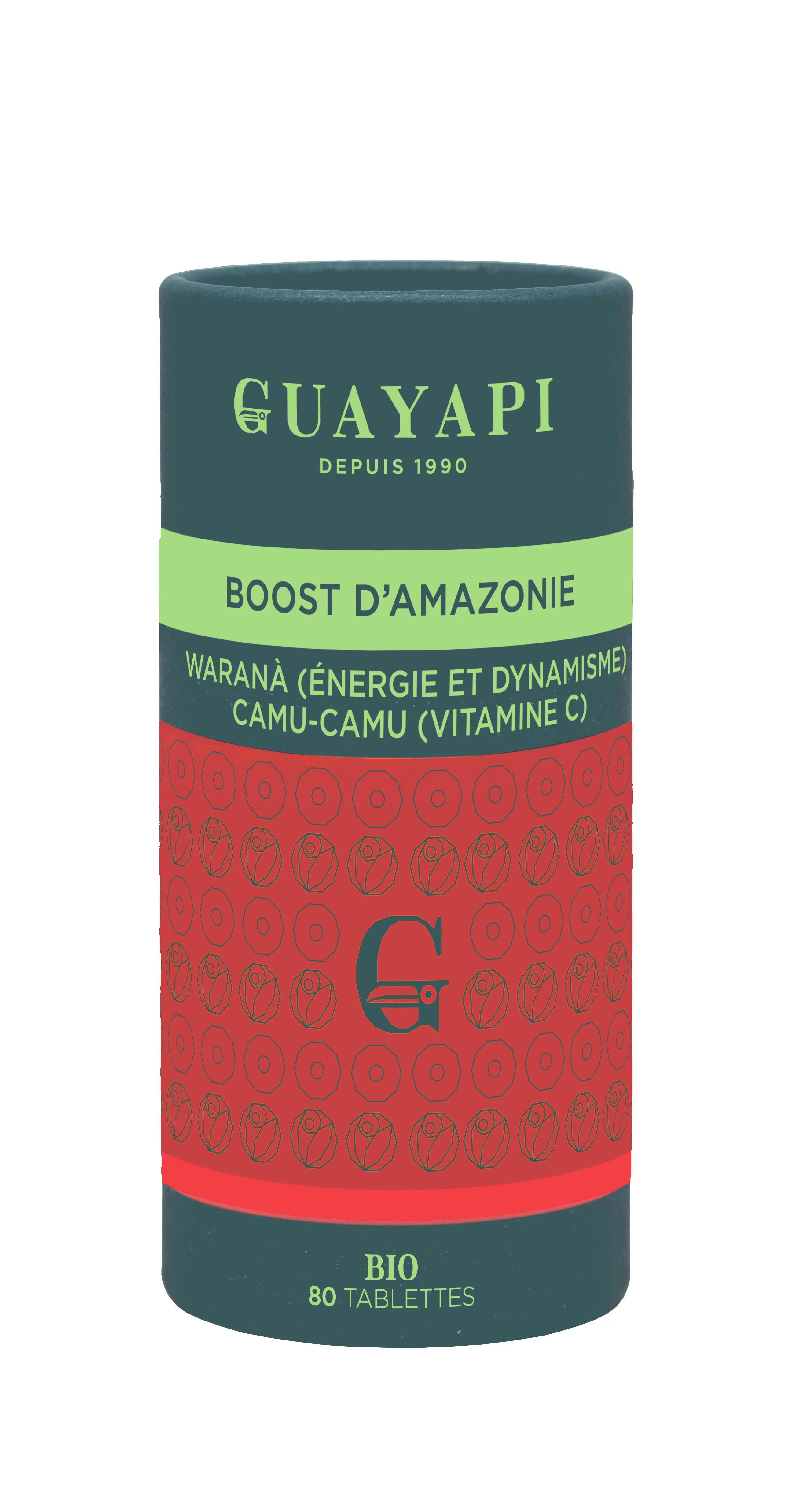 BOOST D'AMAZONIE BIO - WARANA/CAMU-CAMU - 80 comprimés