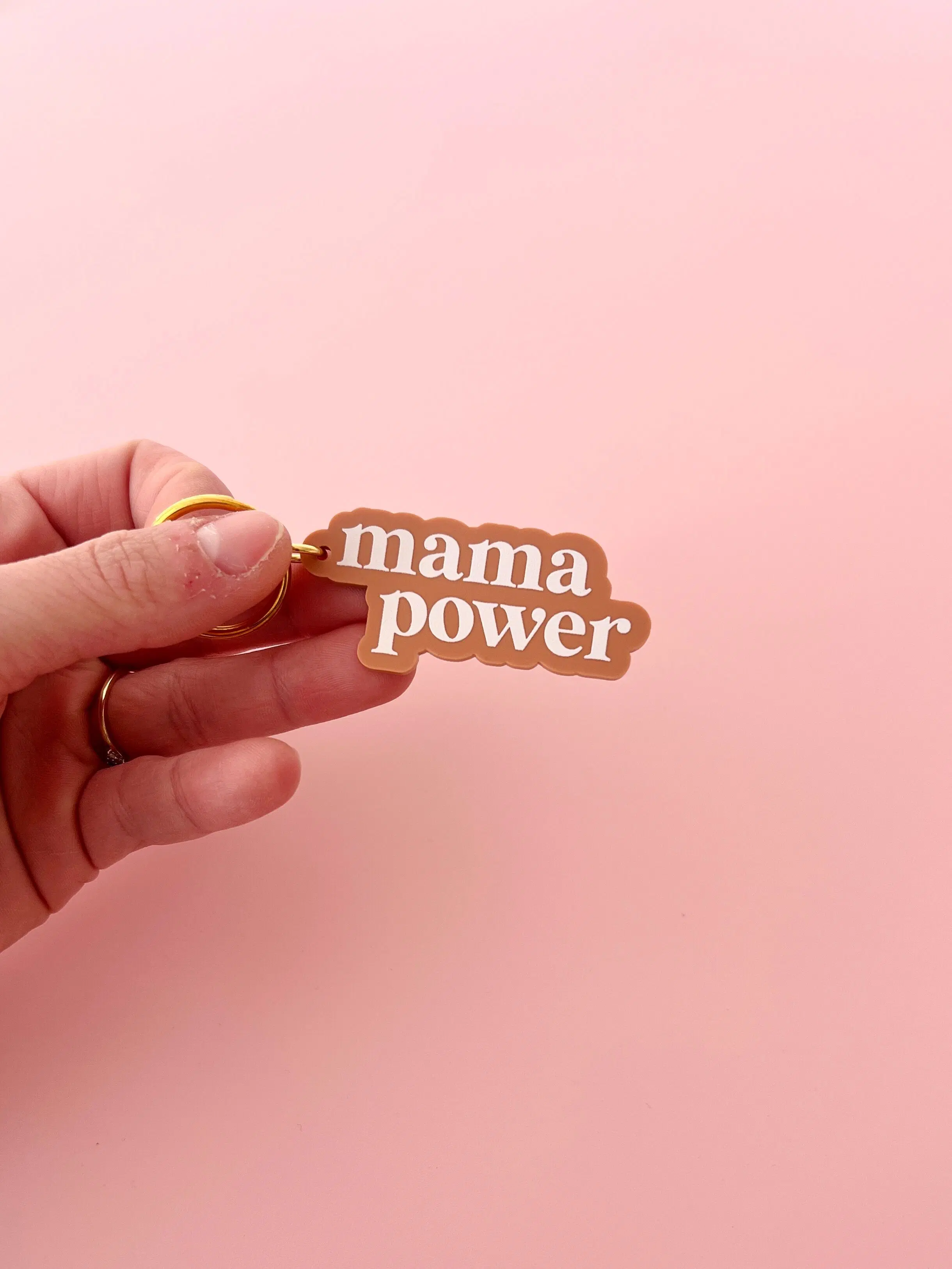 Buy wholesale Terracotta Mama Power keychain, a fun gift for mom