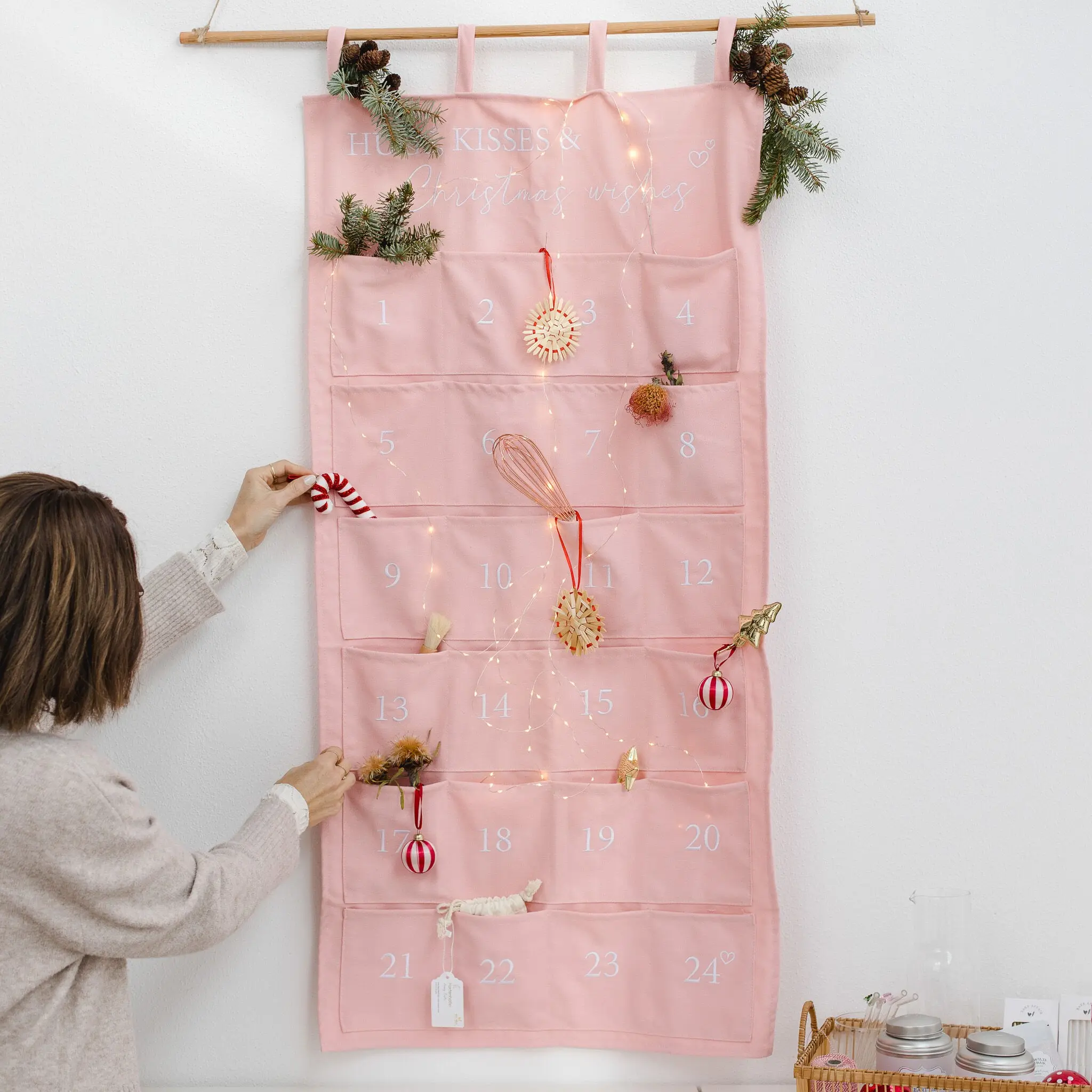 Adventkalender "Hugs, Kisses & Christmas wishes"