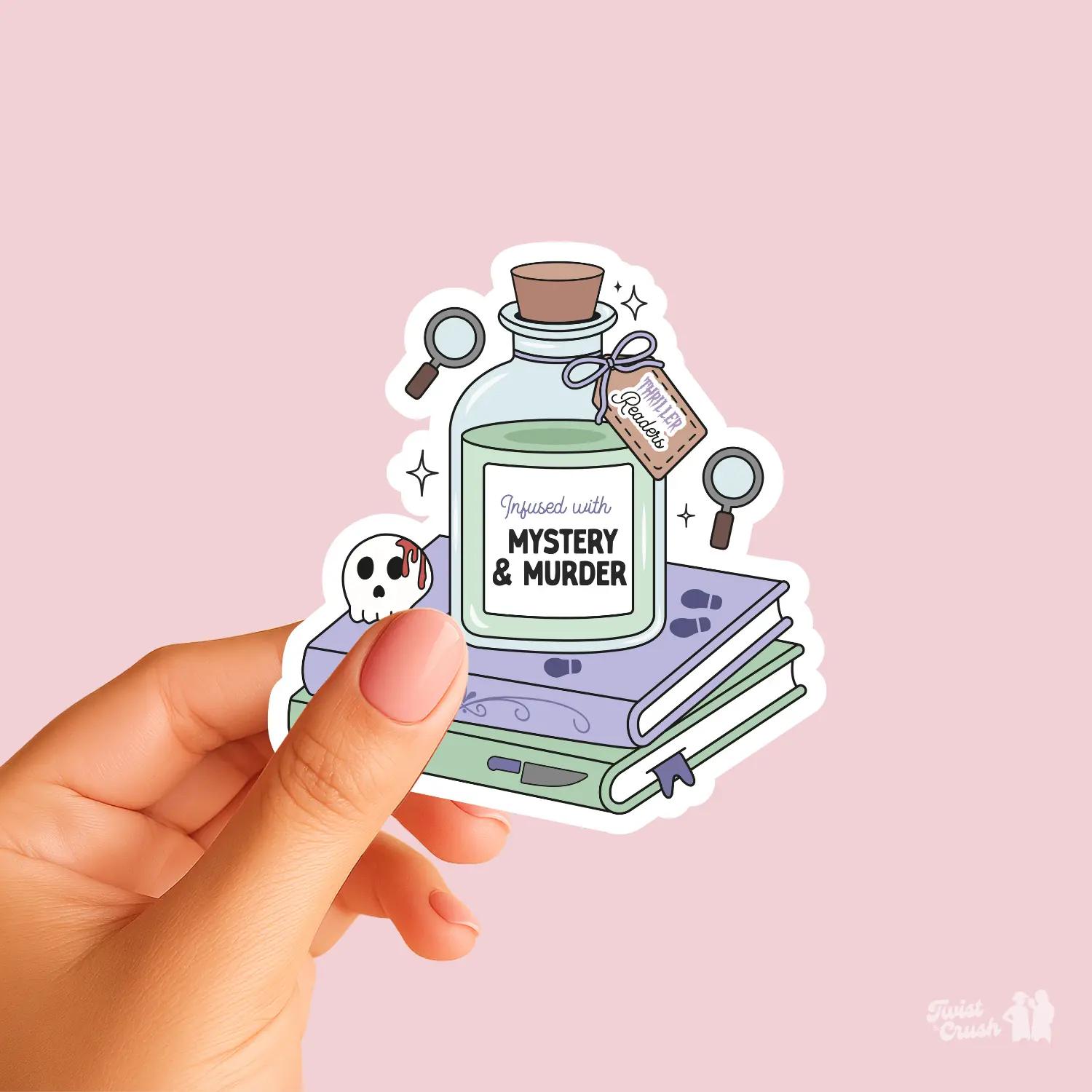 Sticker - Infused with mystery and murder