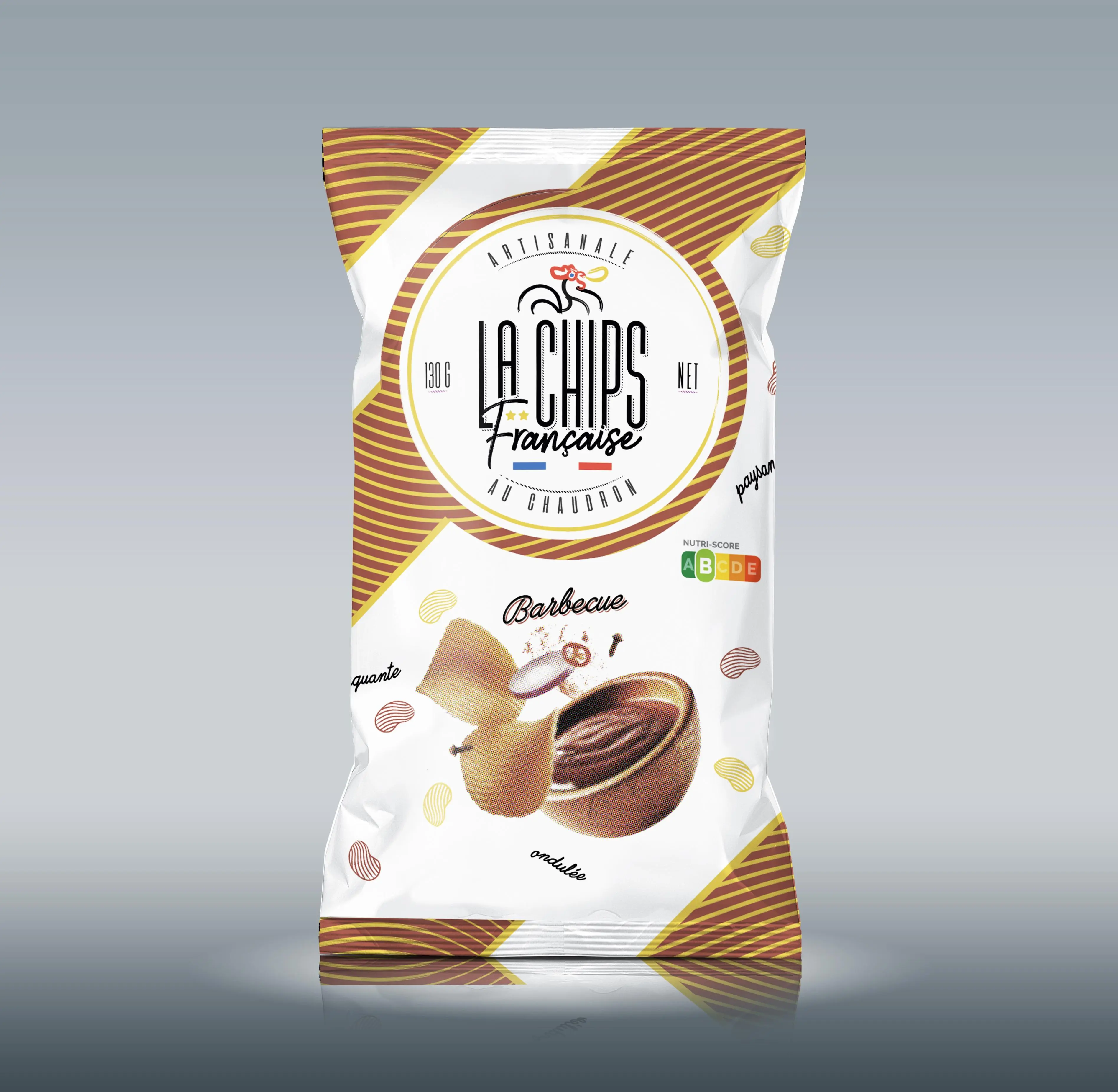 Barbecue Wavy Chips 130g