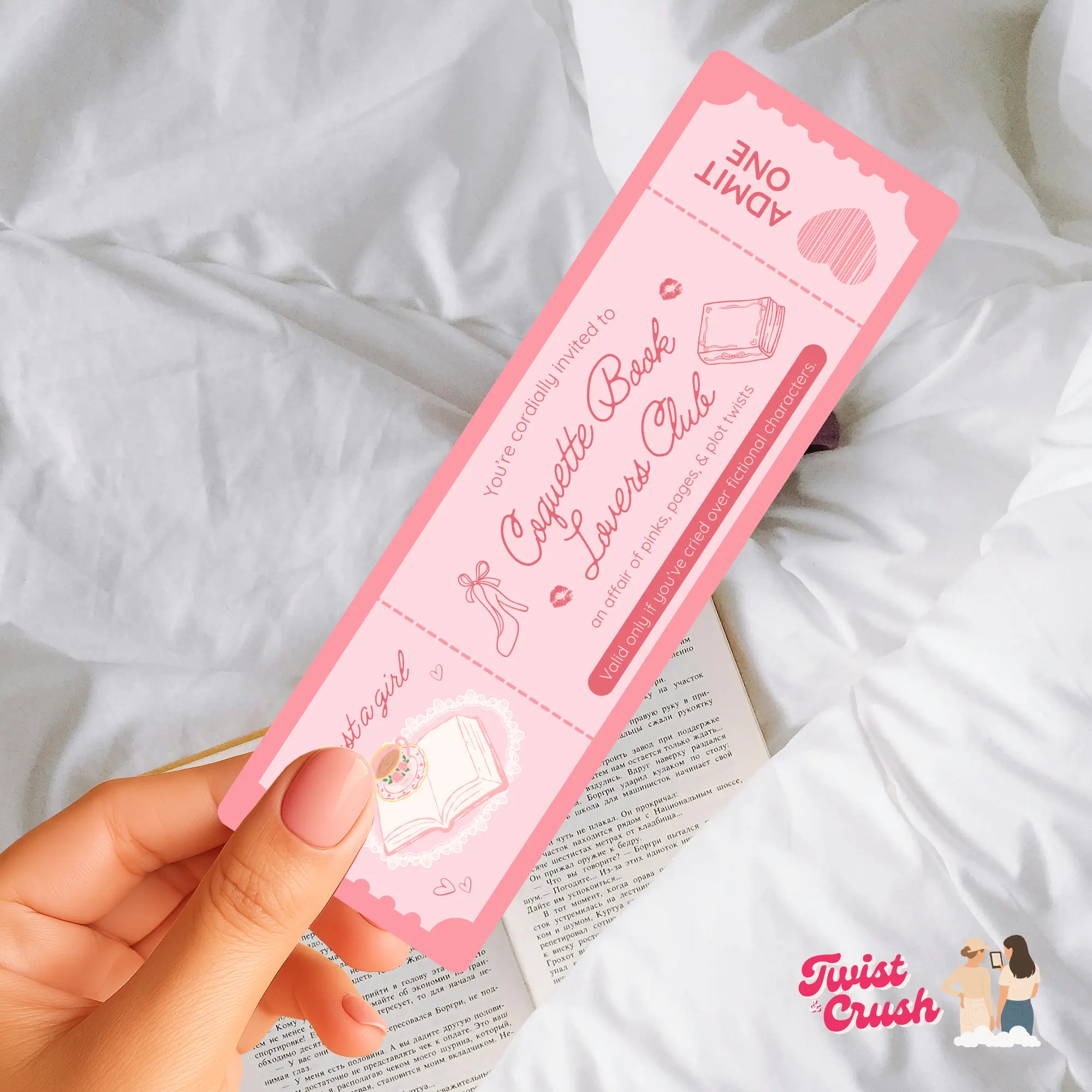 Coquette book - Bookmark