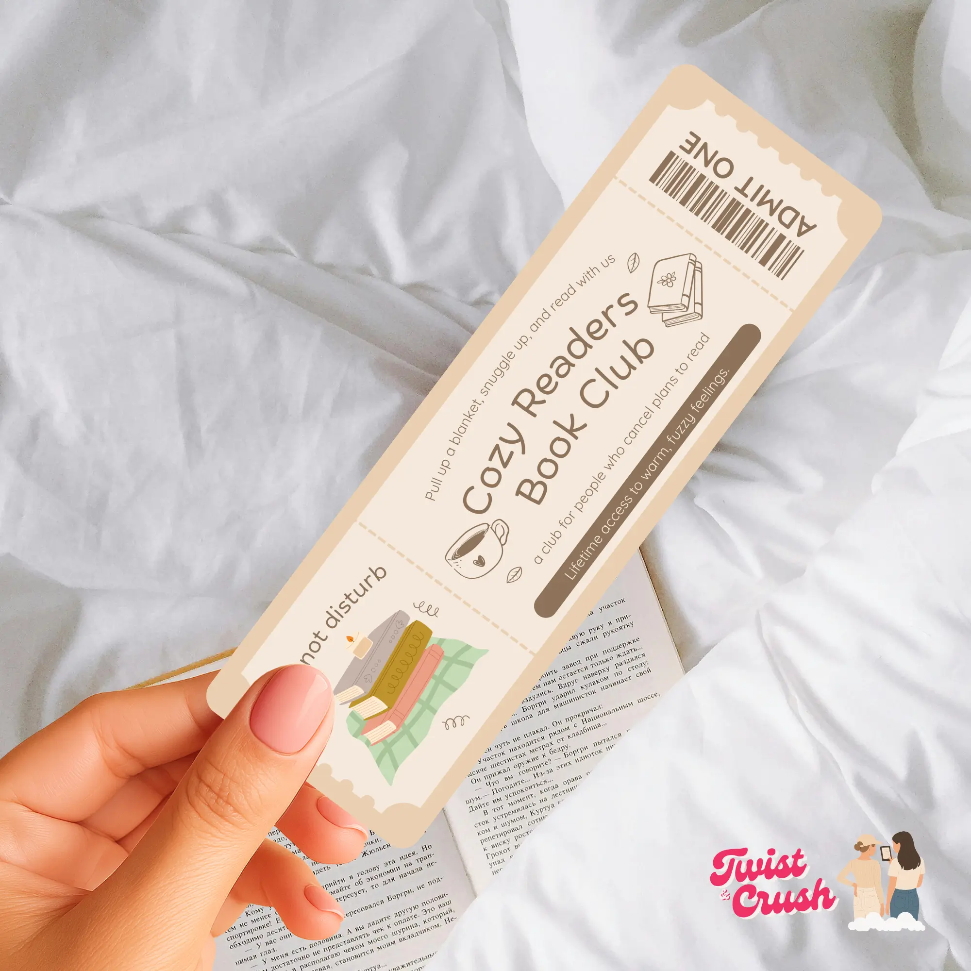 Cozy rider book club - Bookmark