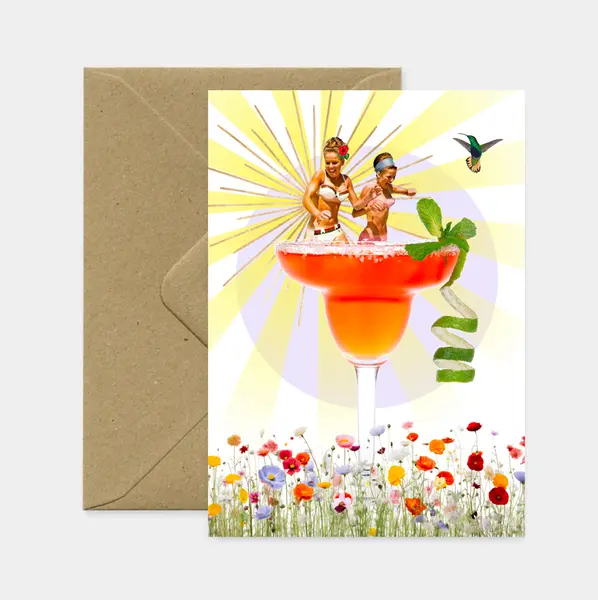 Happy Hour greeting card