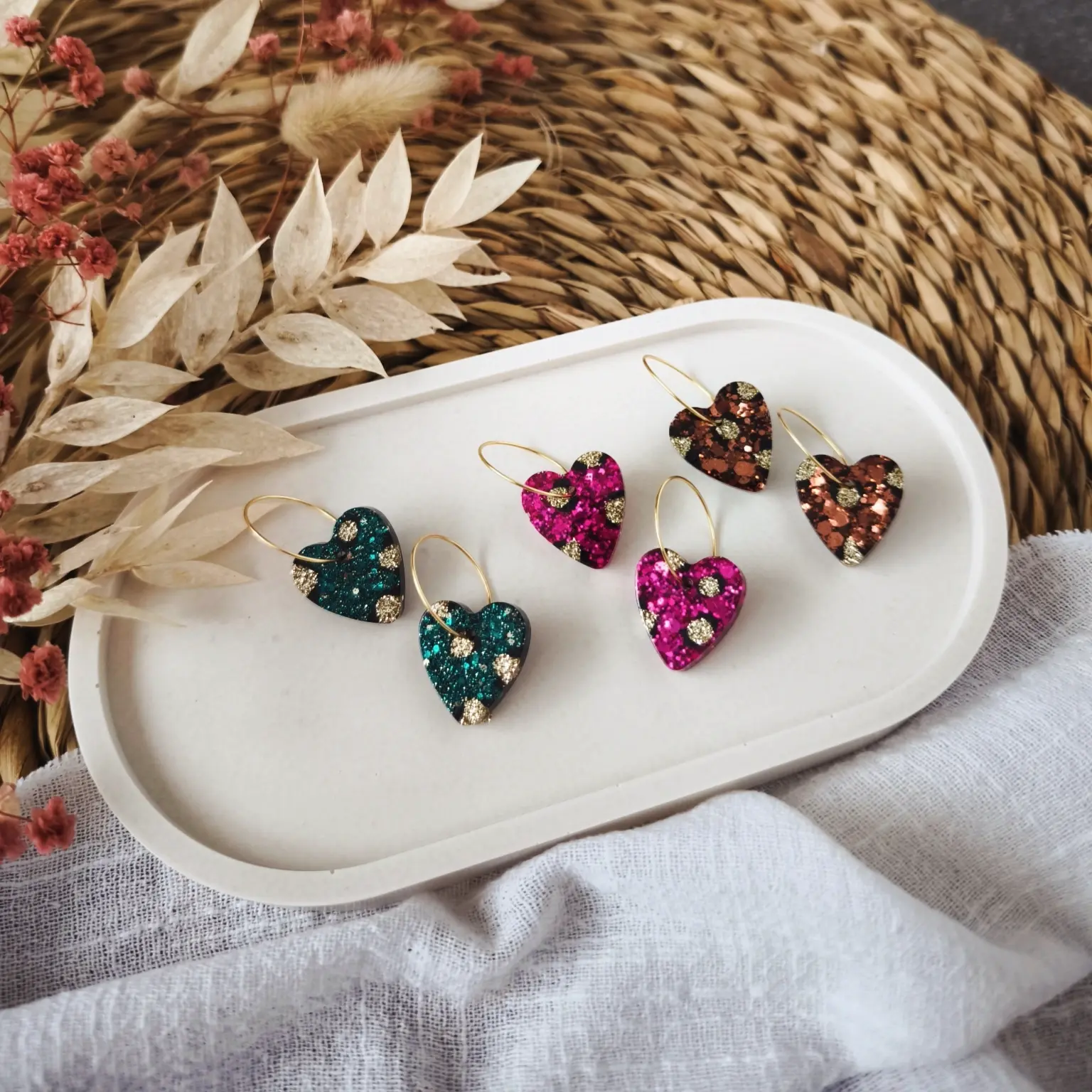 Graou glitter earrings (color of your choice)