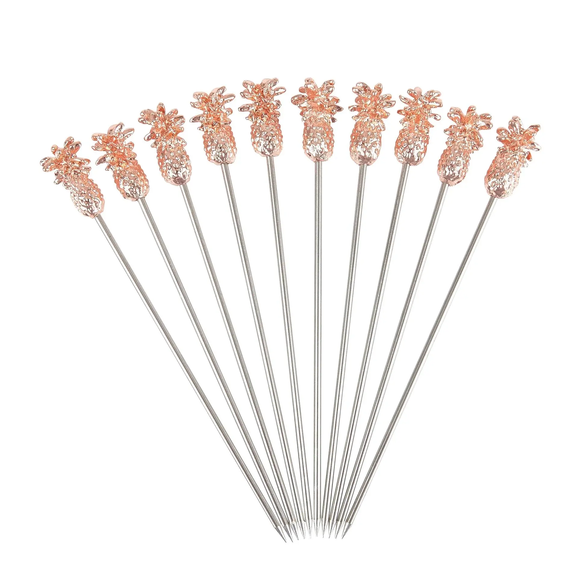 10 plettri decorativi PIÑA - Rame placcato