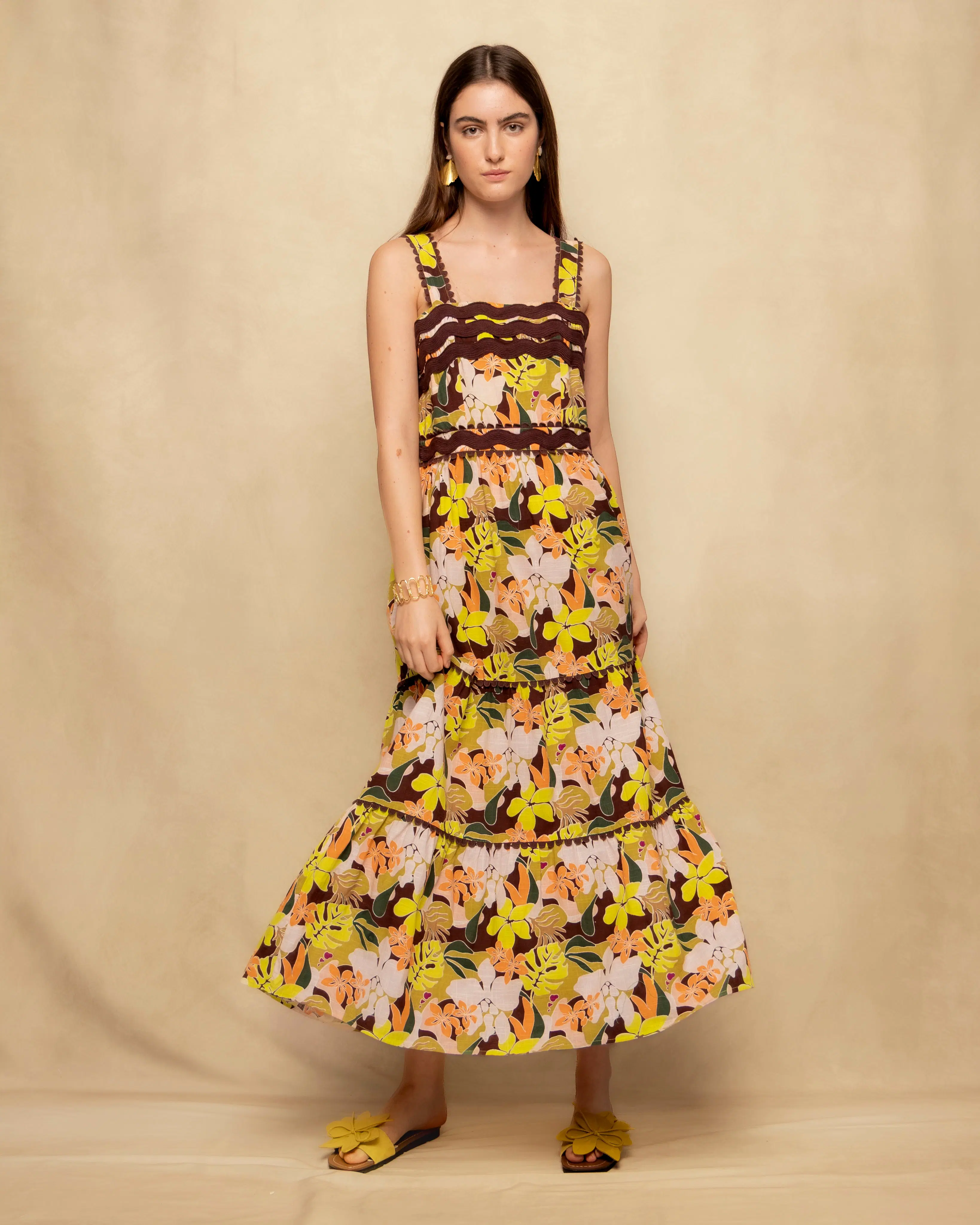 Vestido Largo Tirantes Olivia