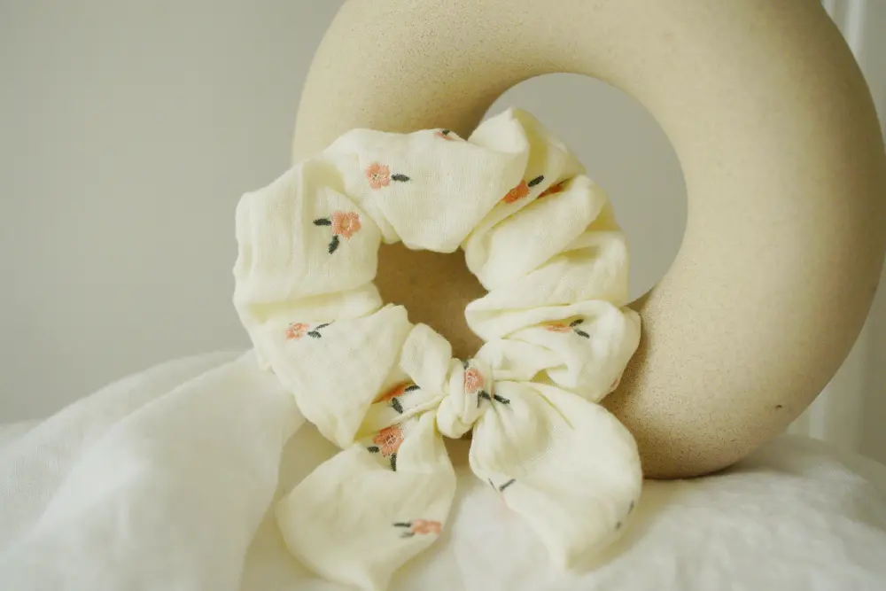 Almea Floral Knot Scrunchie