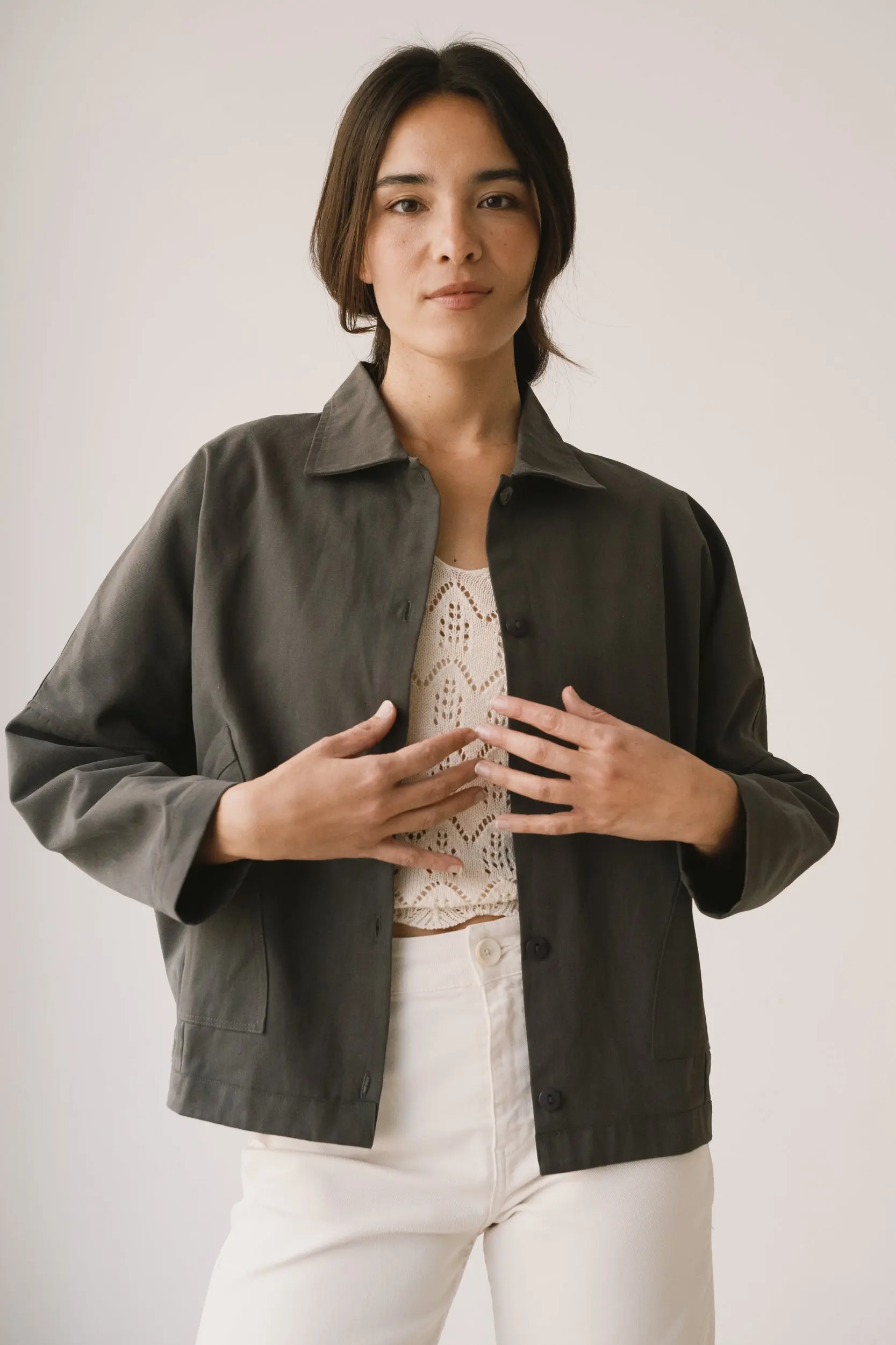 Black oversized jacket
