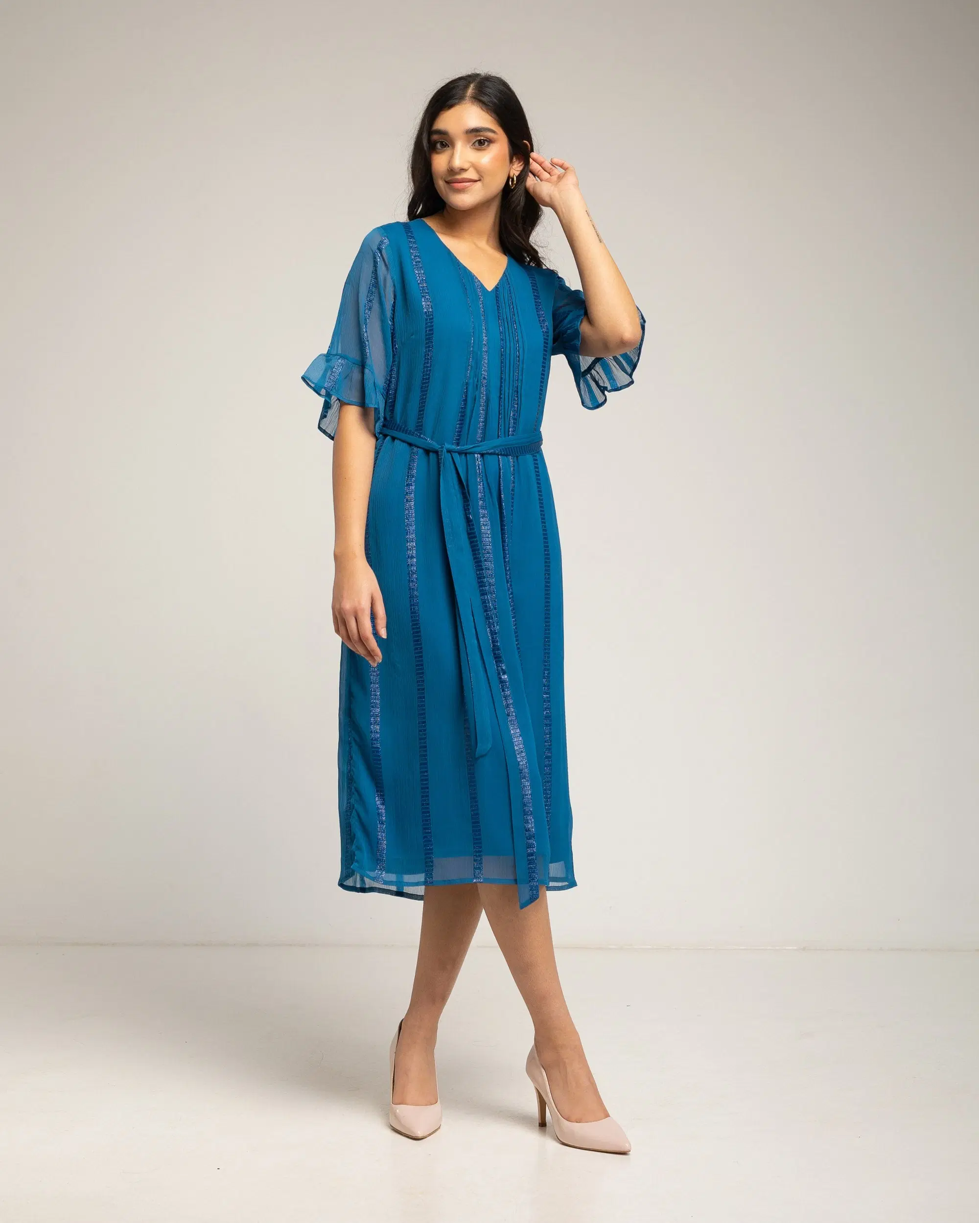 Vestido Midi Vuelo Nahla