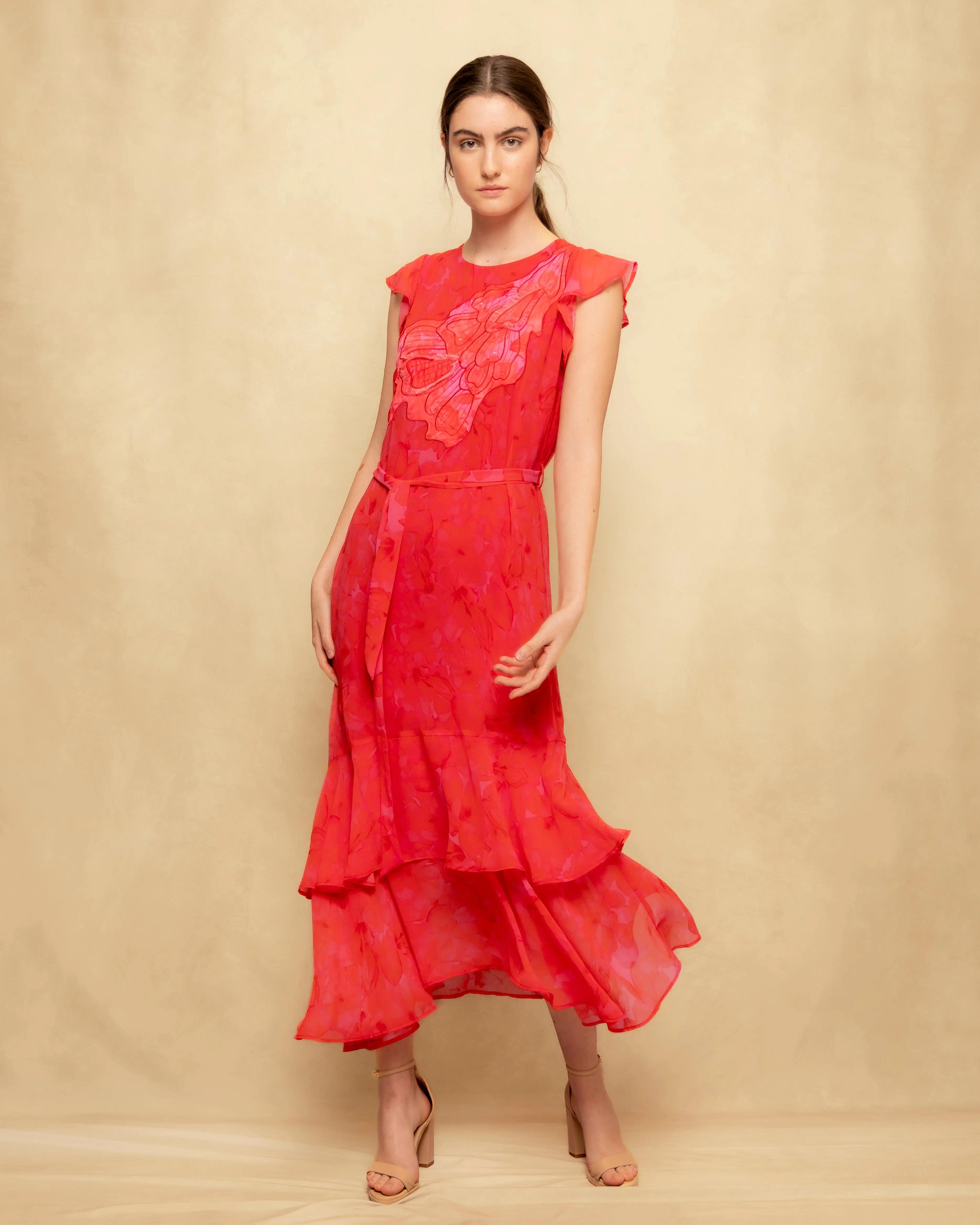 Vestido Largo Rojo Vanessa