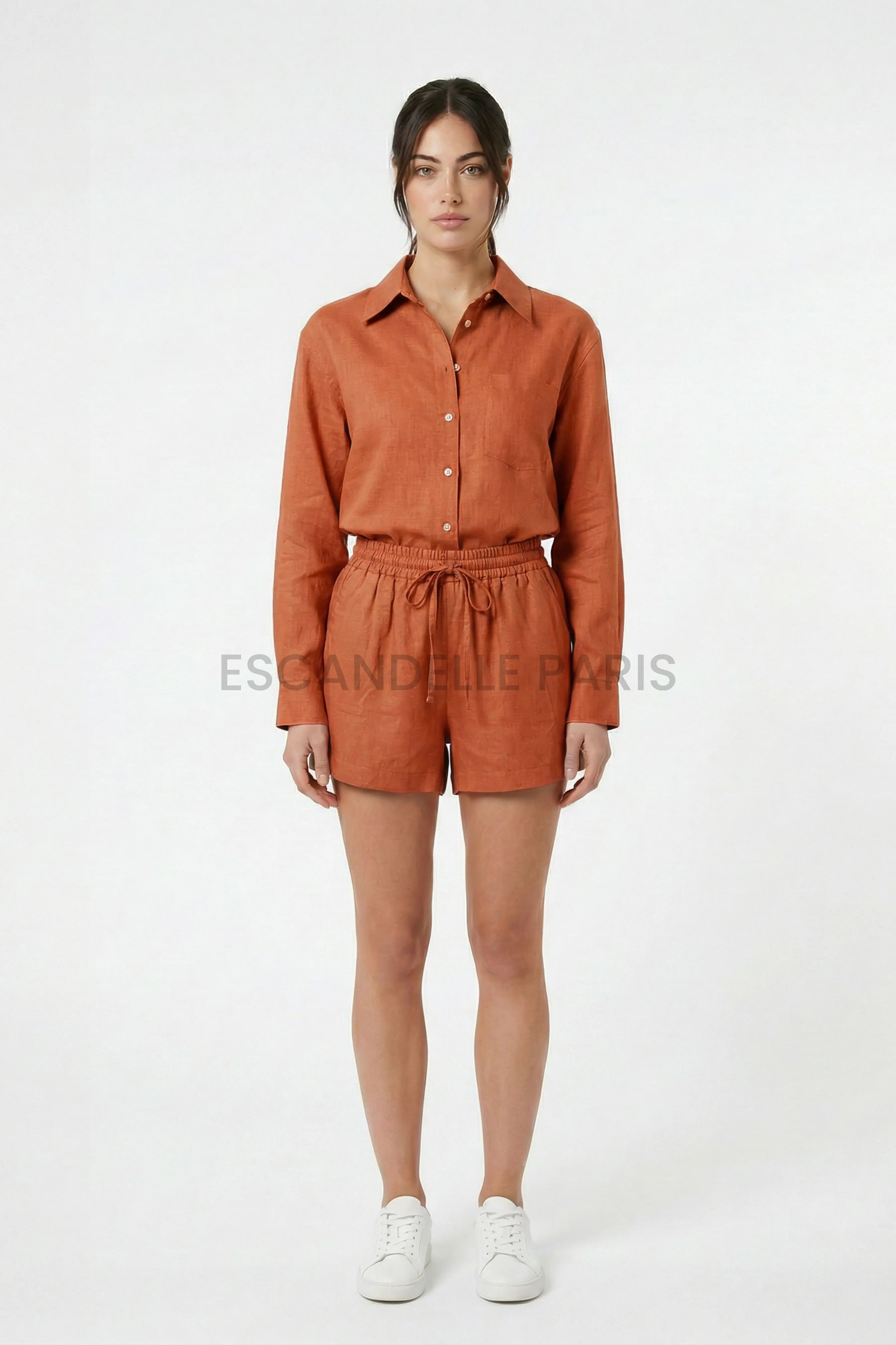 Linen shorts