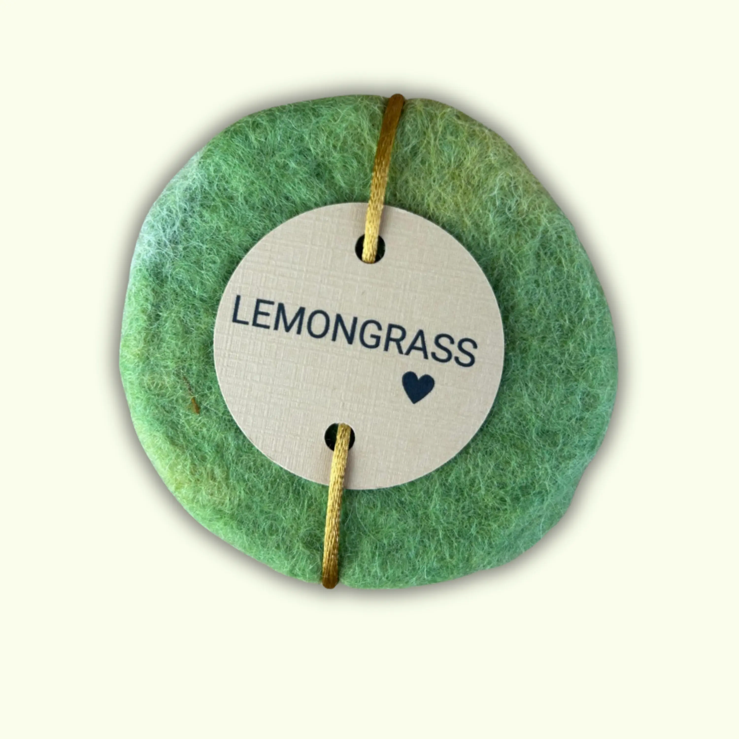 Felted Glycerin Soap Lemongrass 100g
