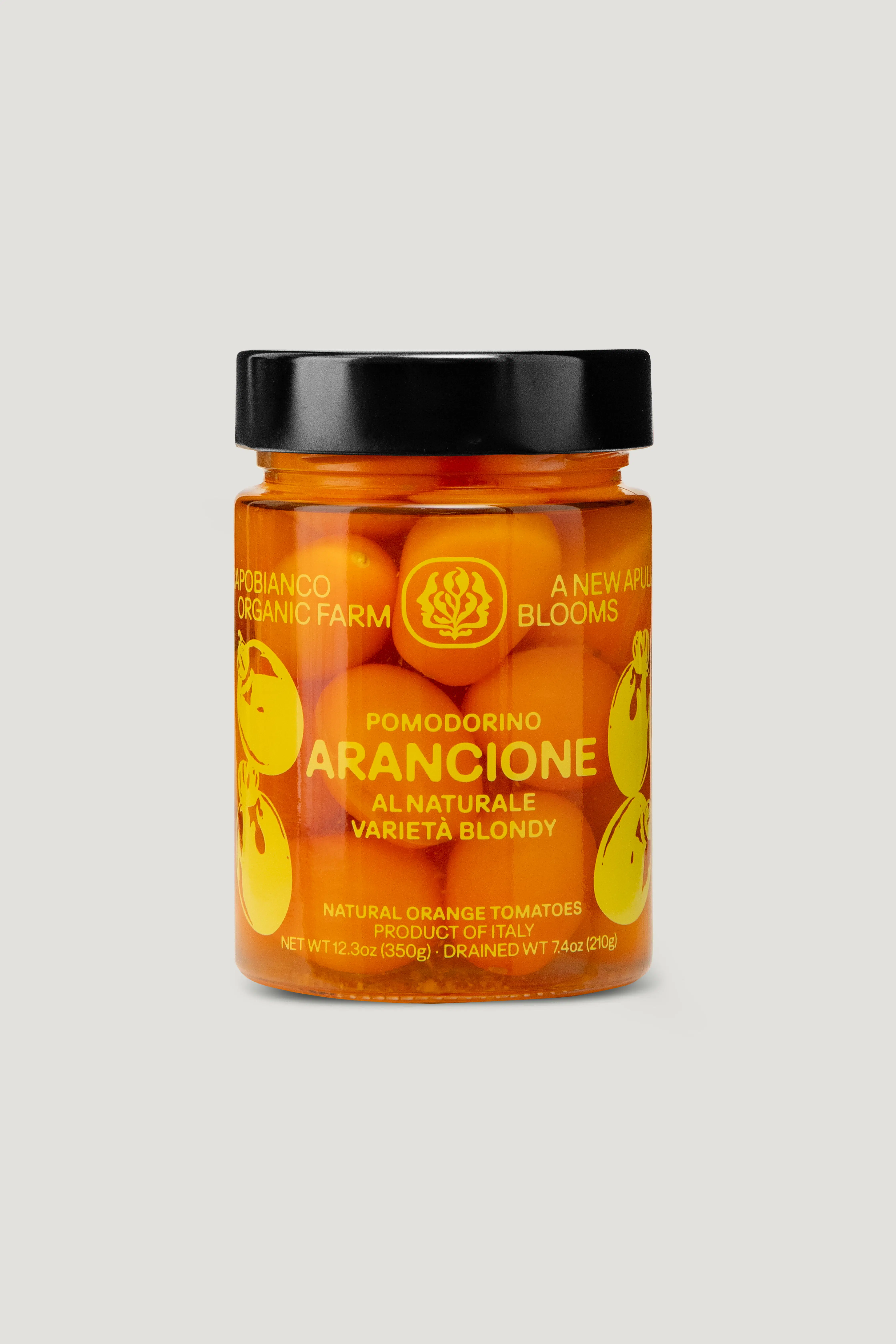 Natürliche orange Kirschtomaten, Sorte Blondy