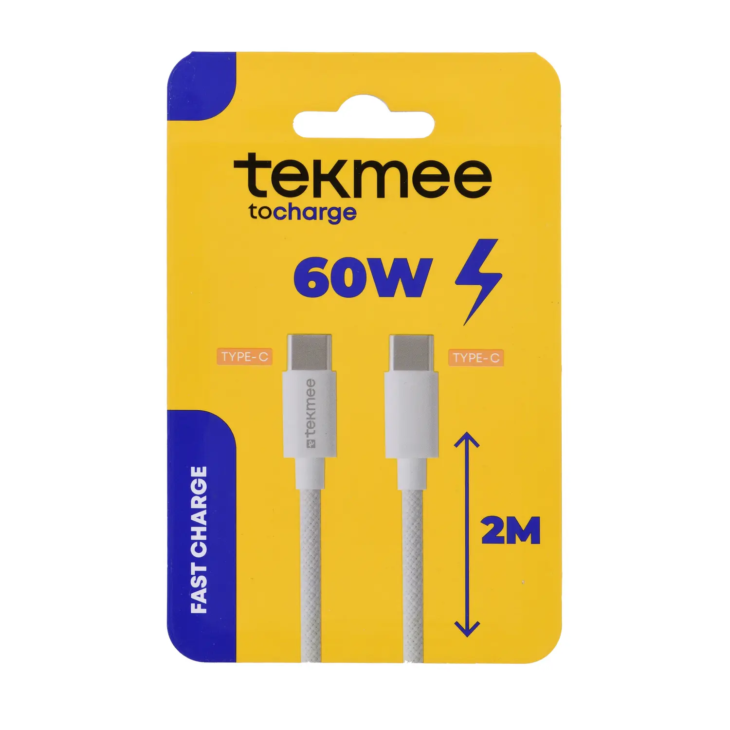 60W USB-C to USB-C Cable – 2m